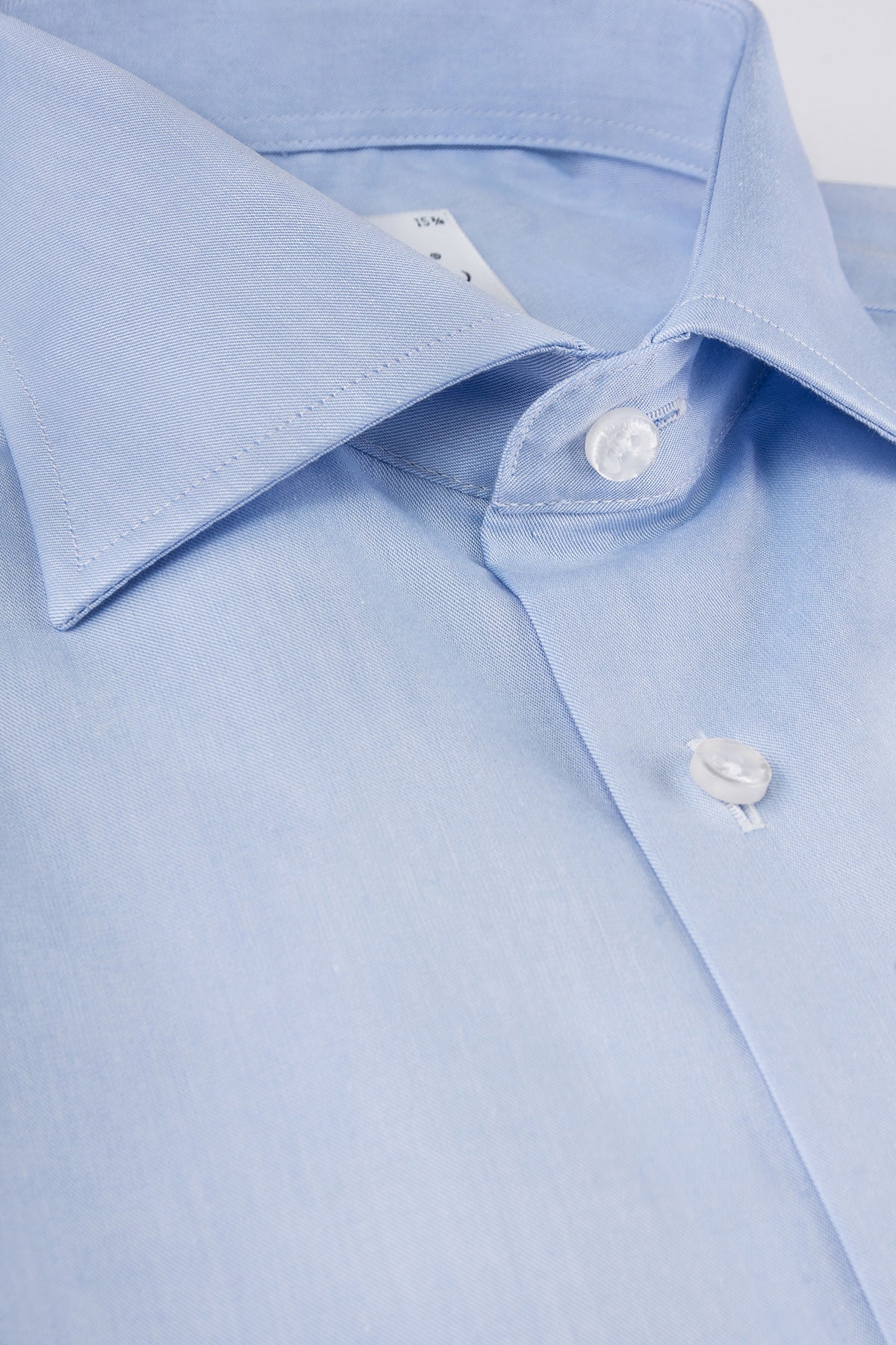 Light blue non iron slim fit shirt