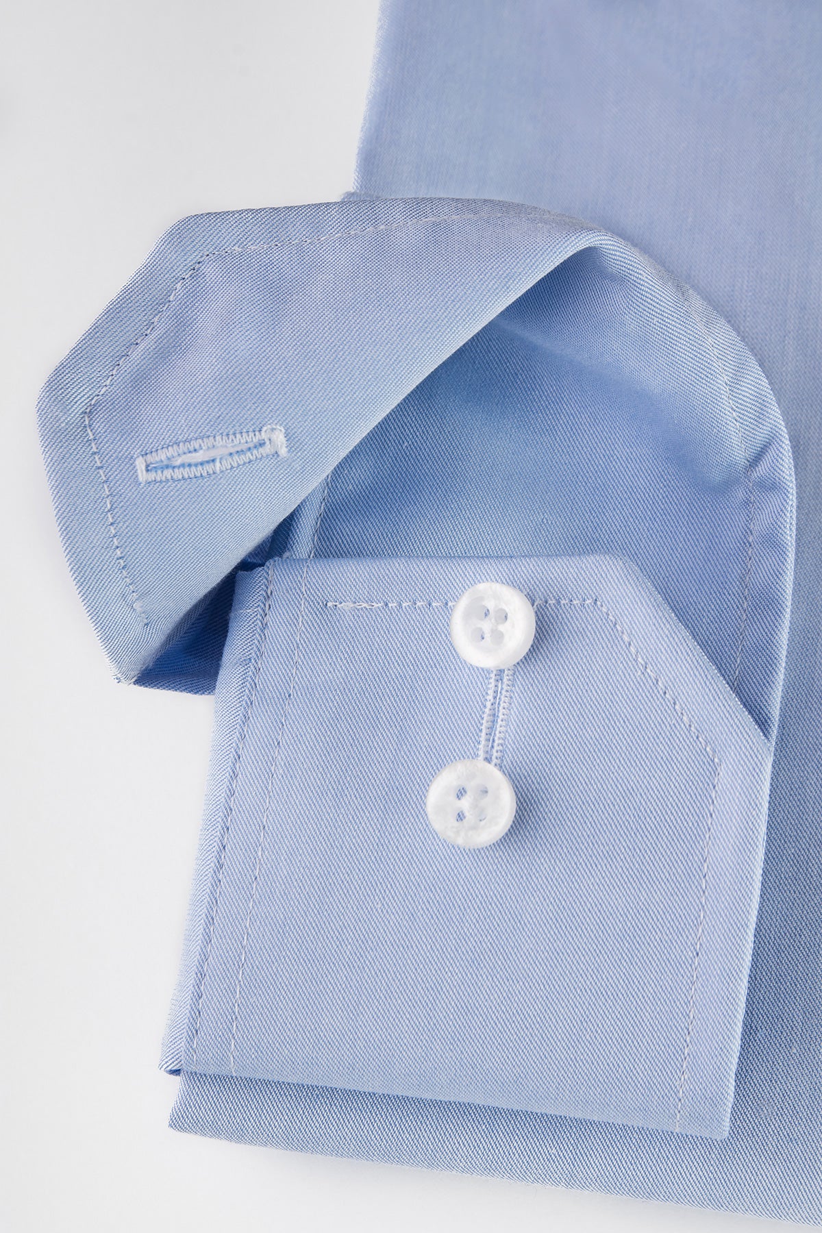 Light blue non iron super slim fit shirt
