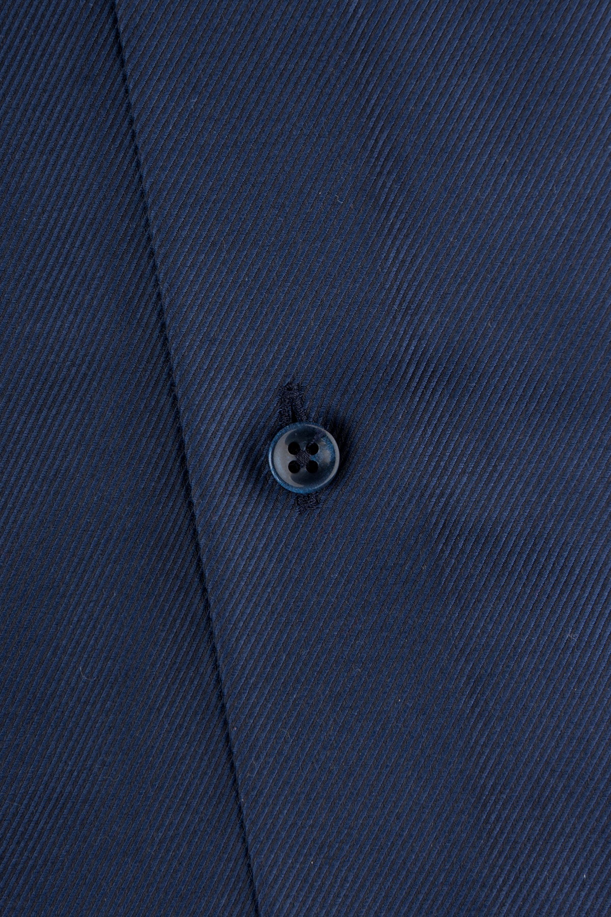 Navy slim fit twill shirt