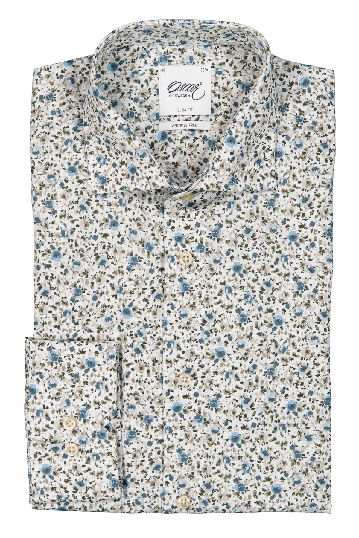 Floral slim fit shirt