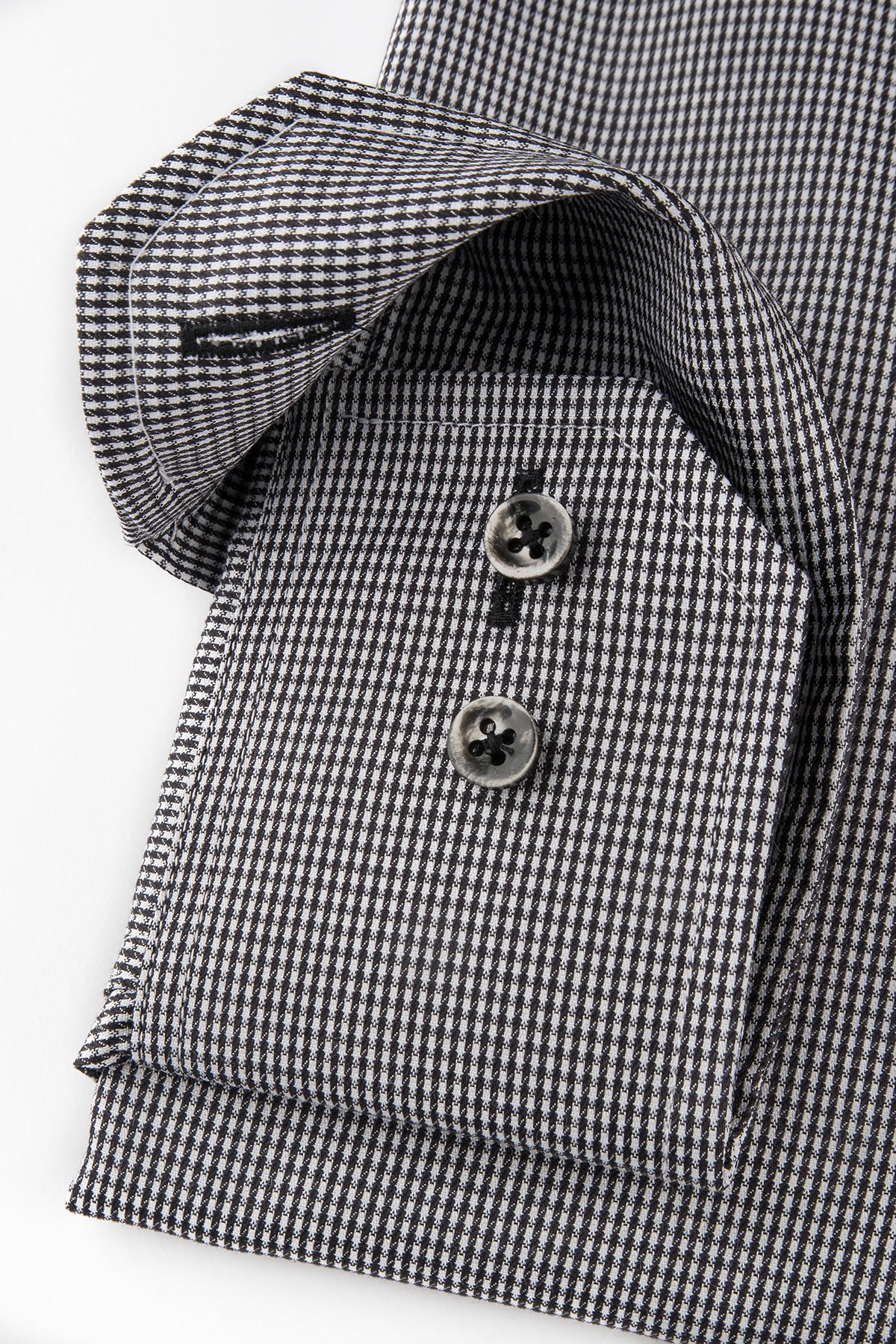 Grey checked regular fit shirt