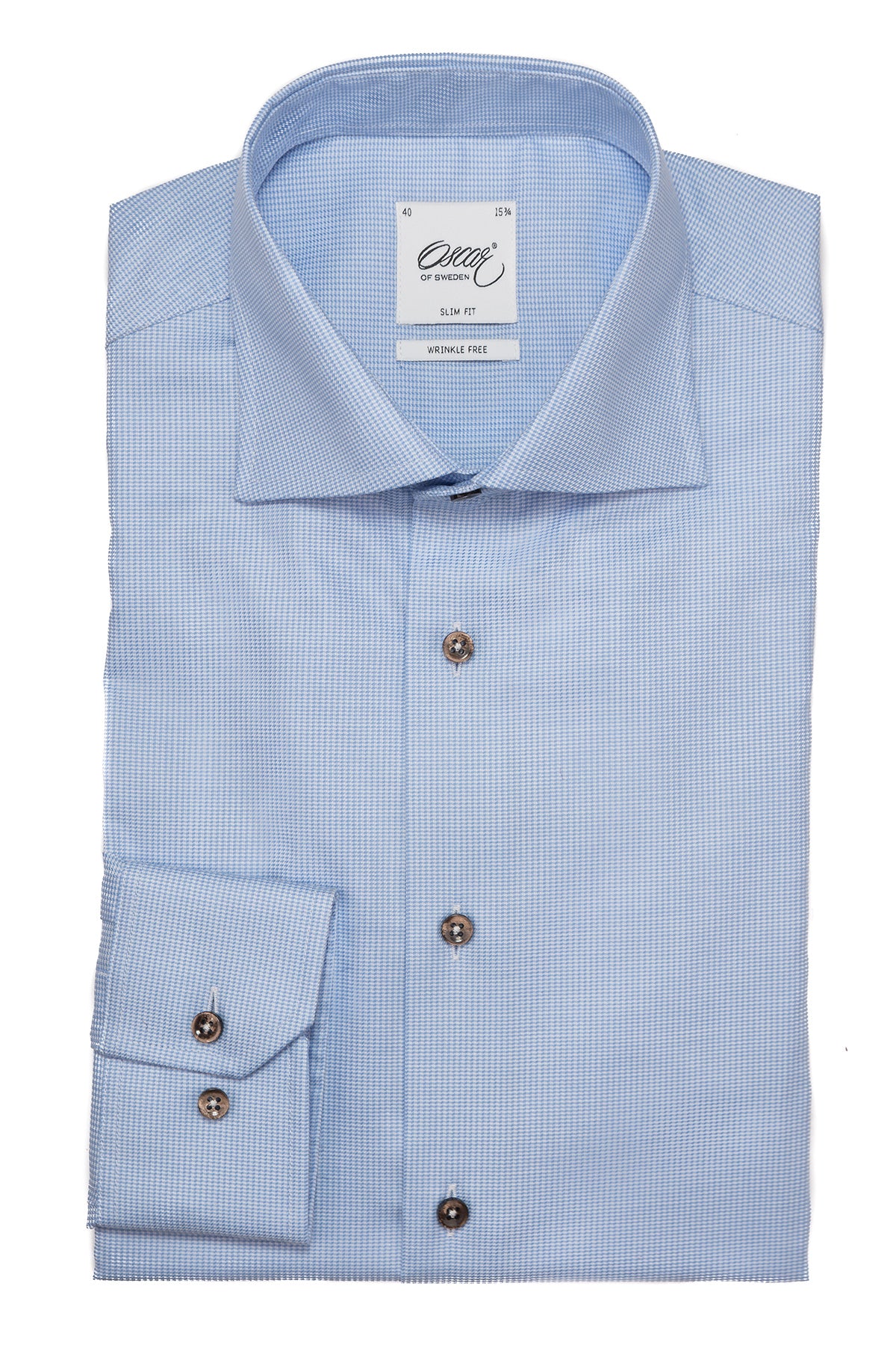 Light blue slim fit shirt