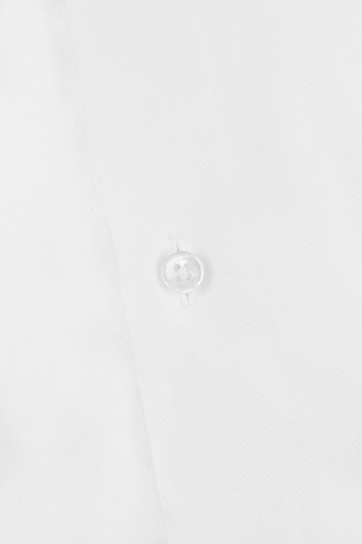 White regular fit shirt with contrast details
