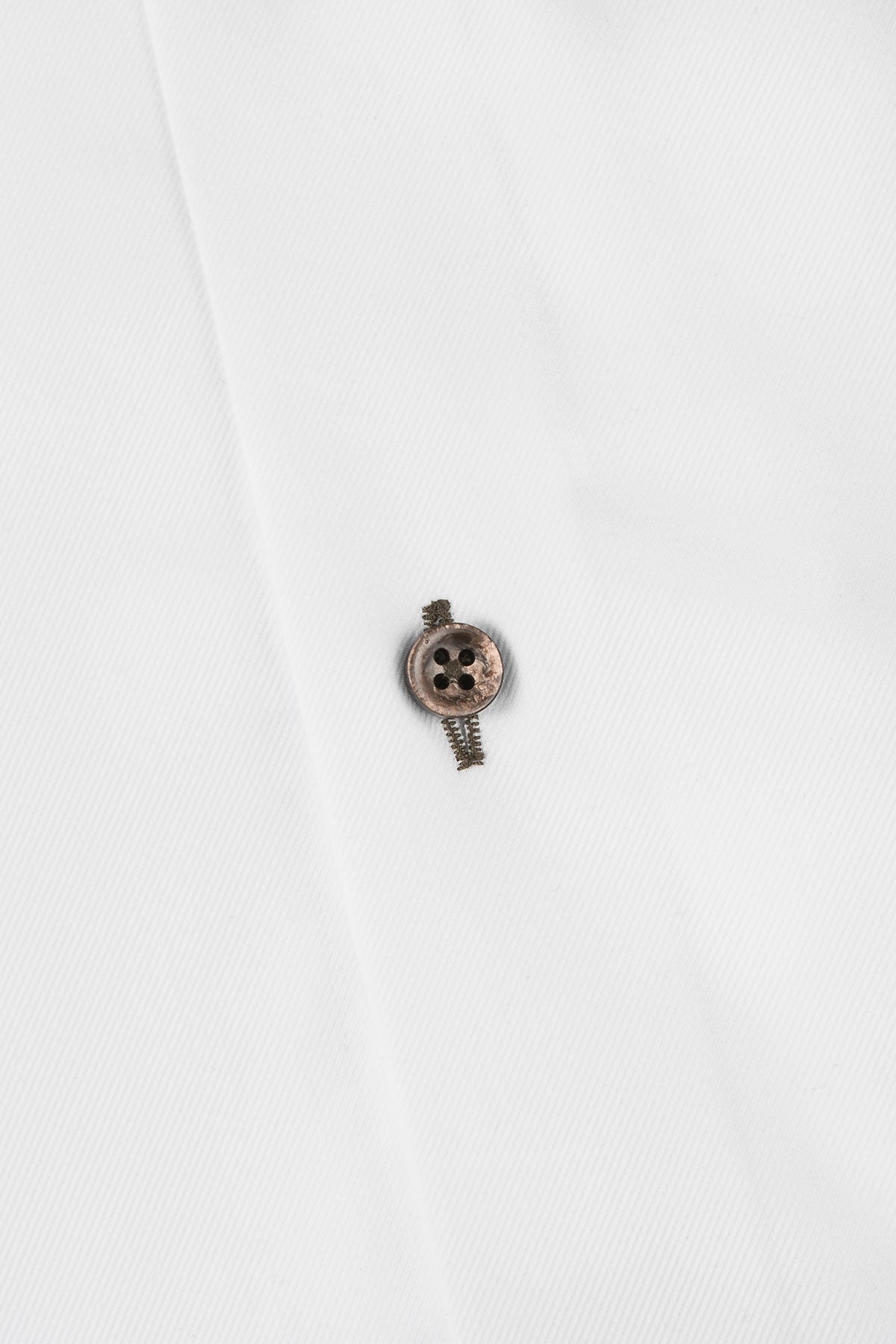 White regular fit shirt with contrast details