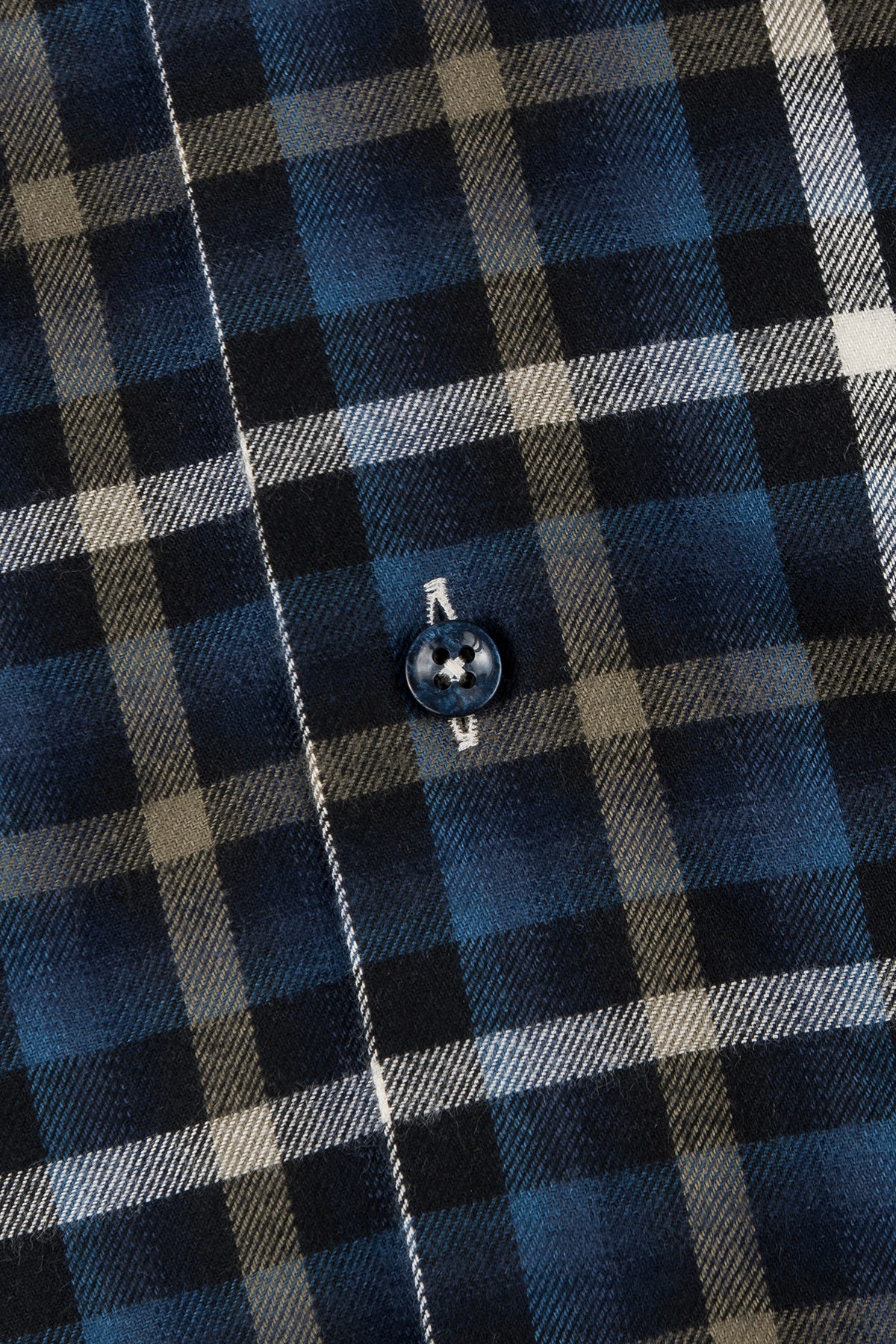 Blue checked regular fit shirt