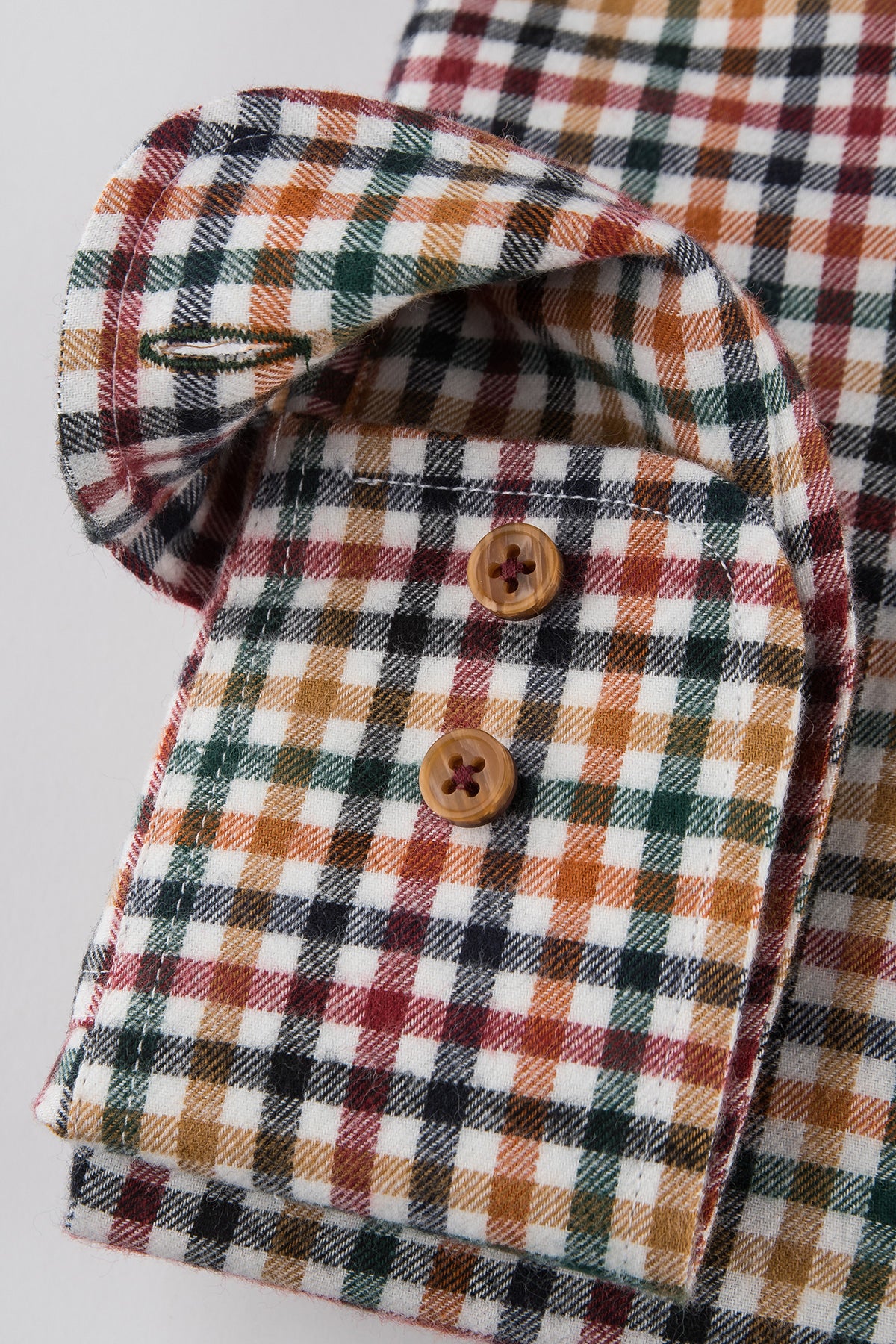 Multi color checked regular fit flannel shirt