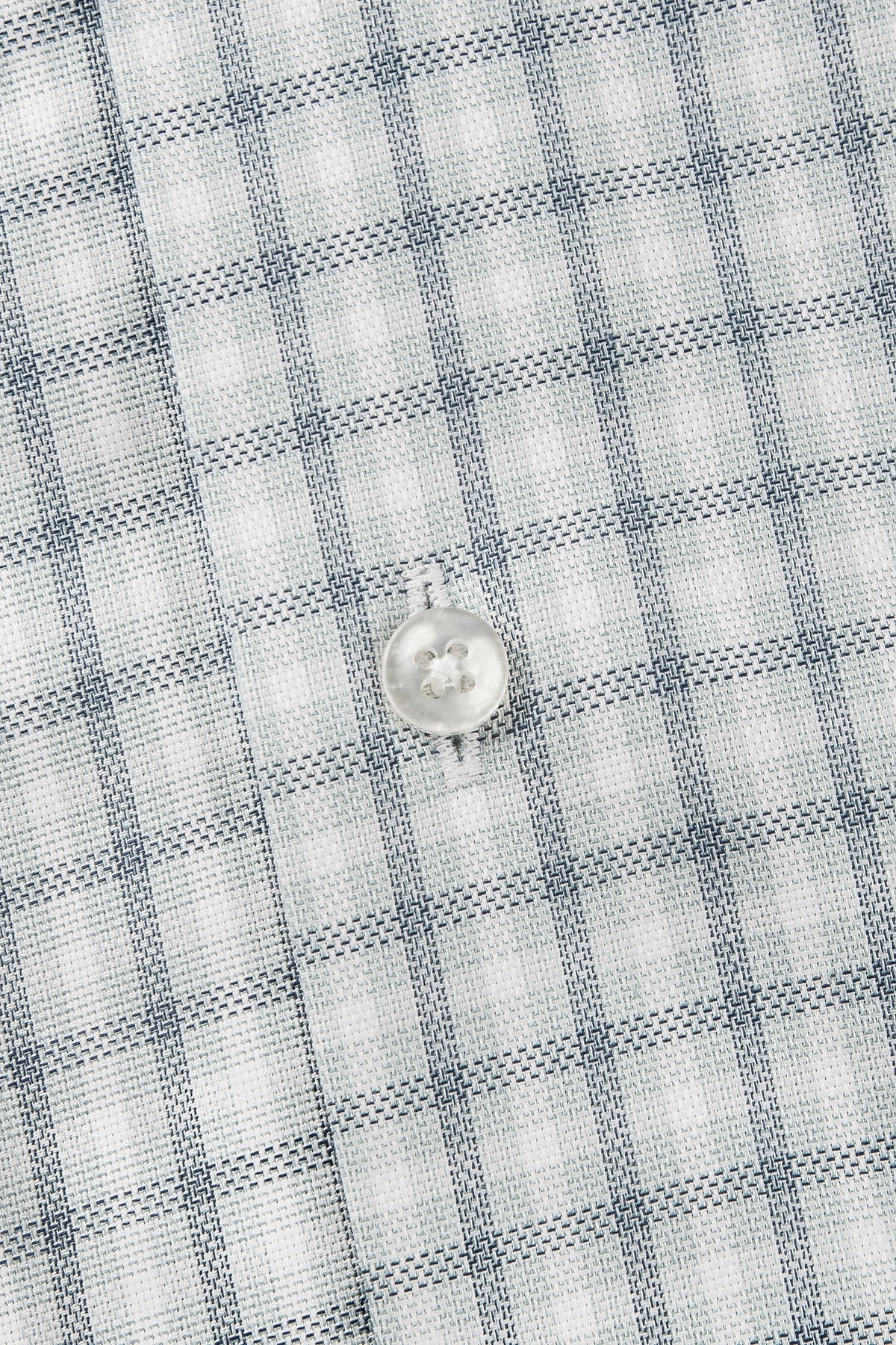 Green checked regular fit shirt