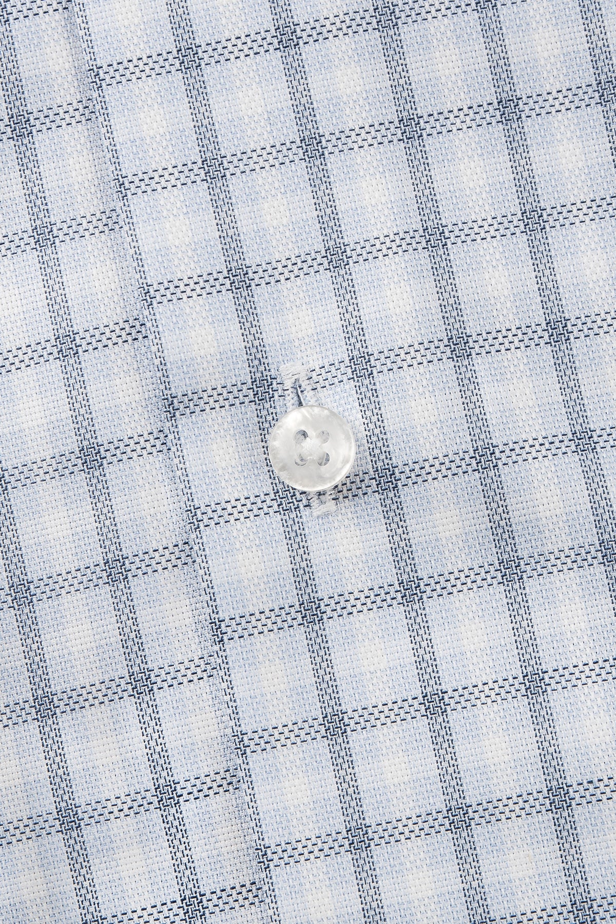 Blue checked slim fit shirt