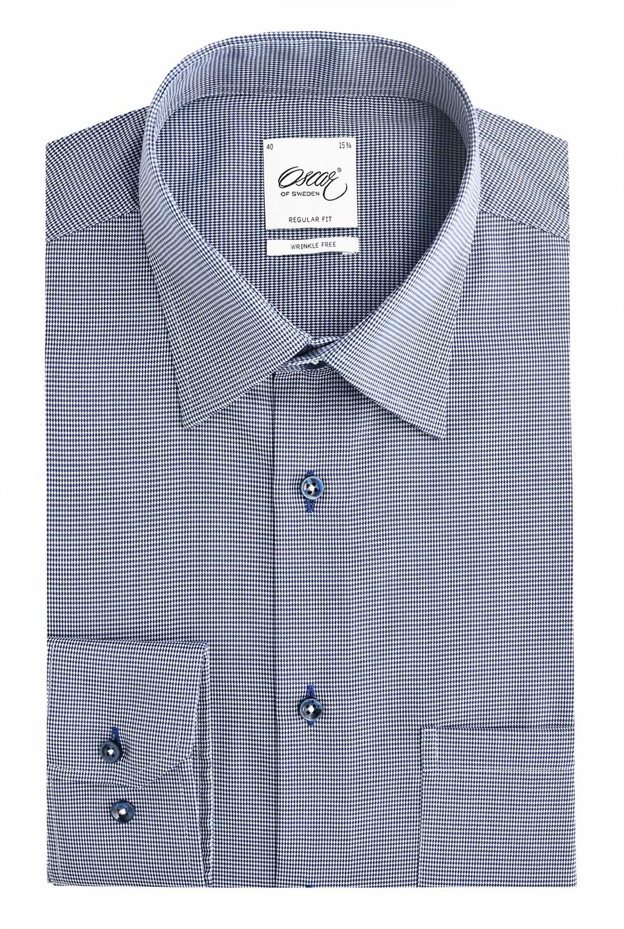 Blue regular fit shirt