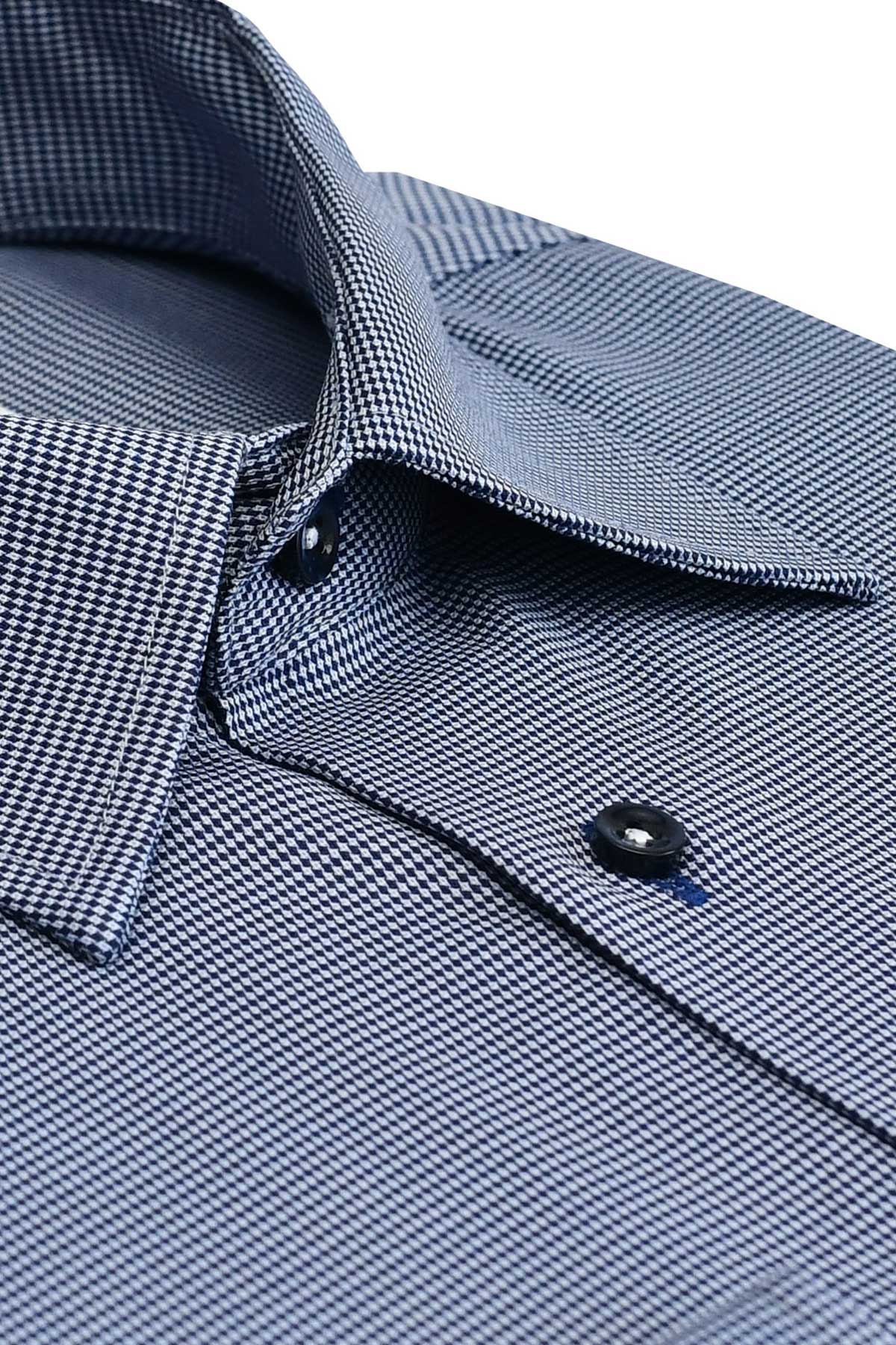 Blue regular fit shirt