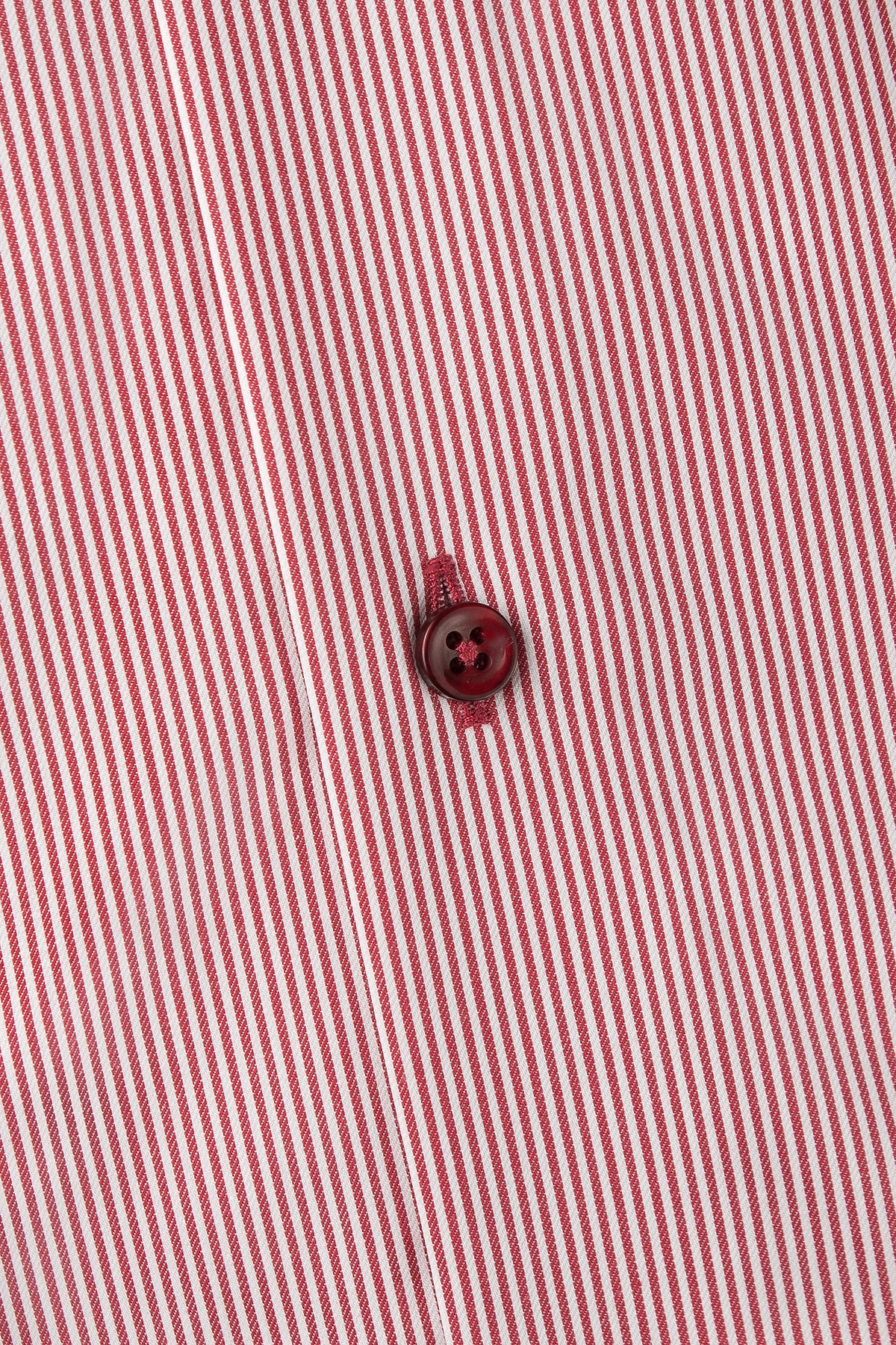 Pink striped regular fit shirt with contrast details