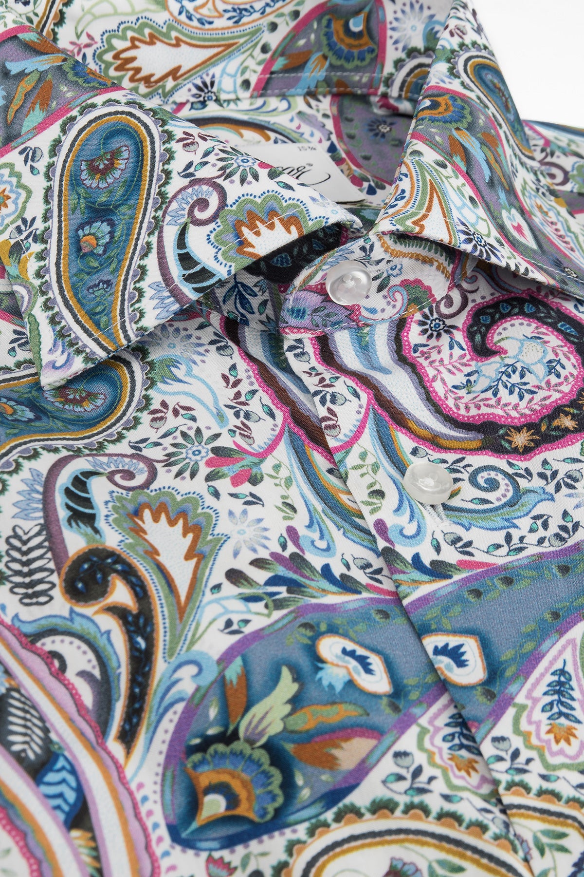 Slim fit paisley shirt