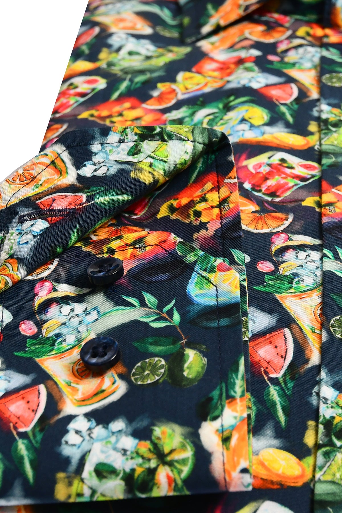 Cocktail printed regular fit shirt