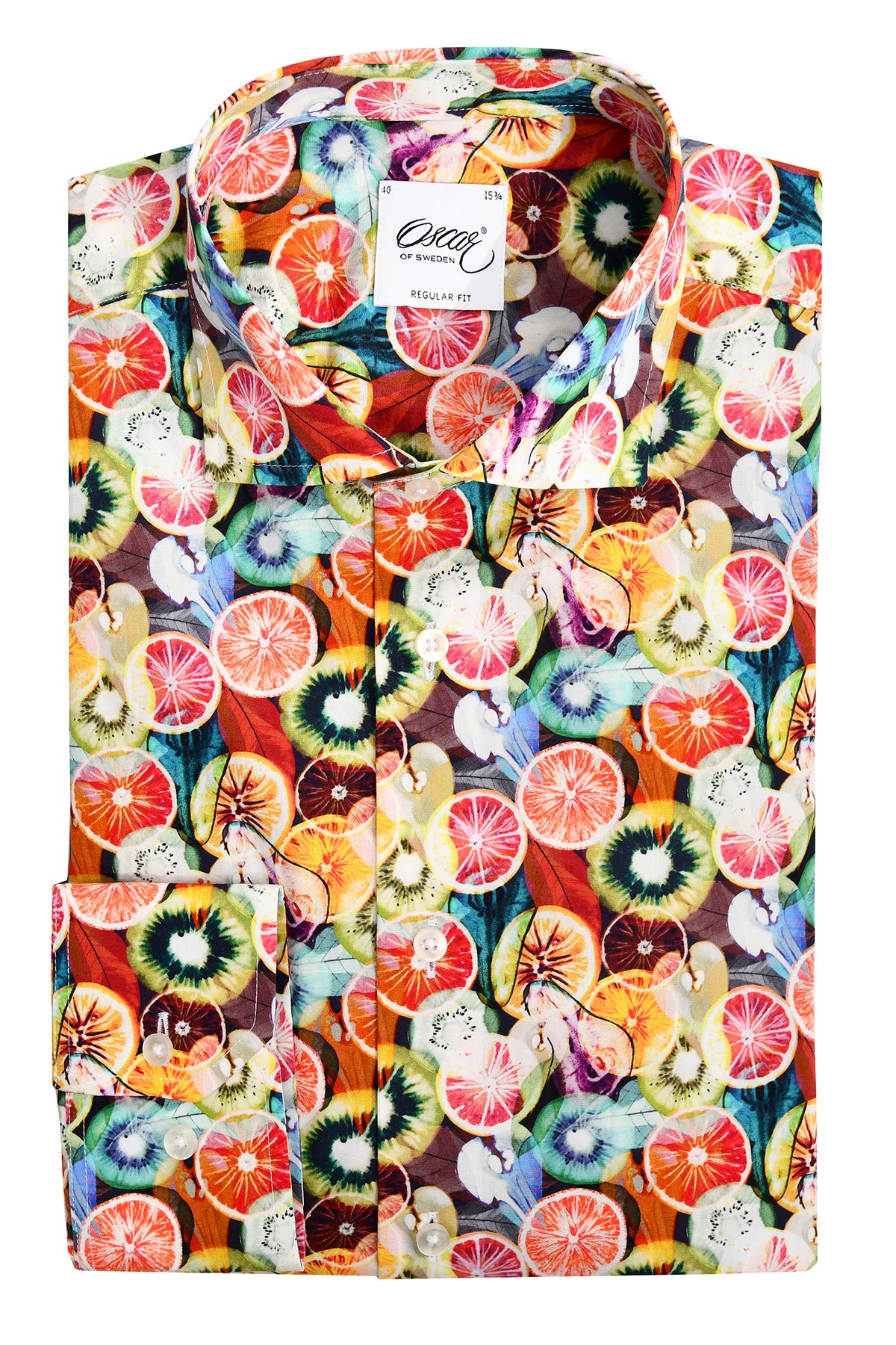 Fruit printed regular fit shirt