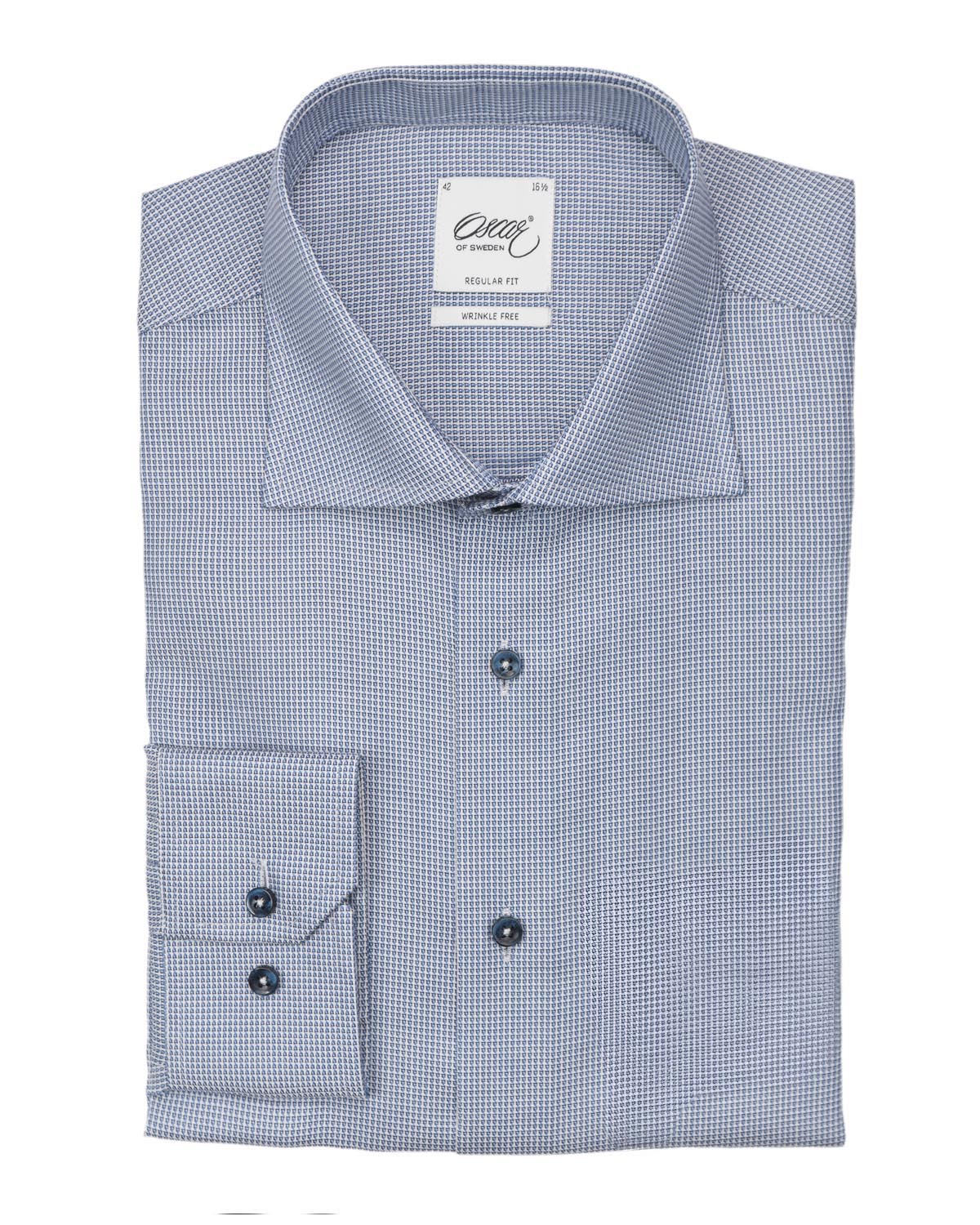 Dark blue shirt slim fit