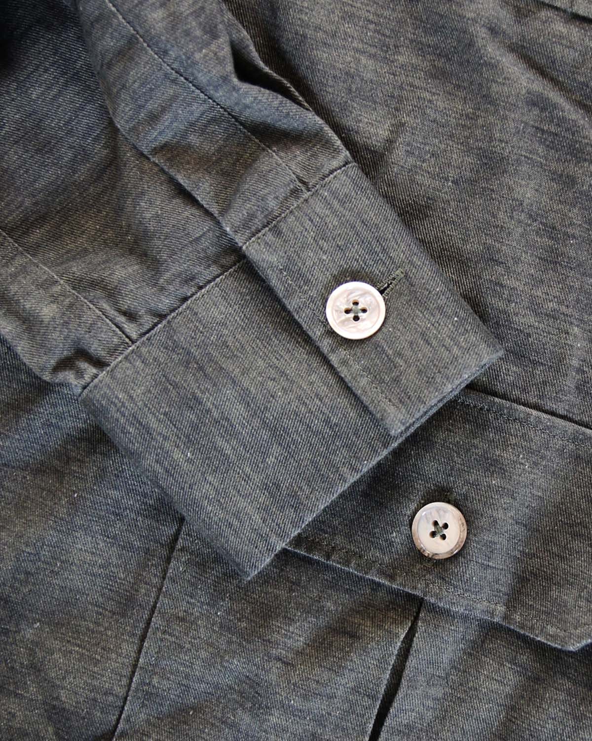 Khaki green overshirt regular fit