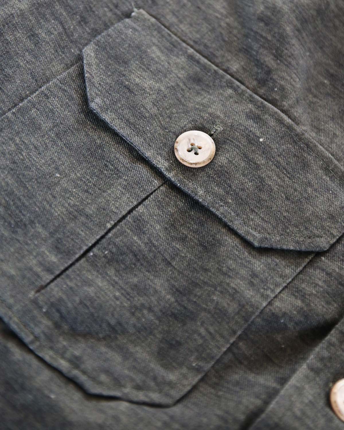 Khaki green overshirt regular fit