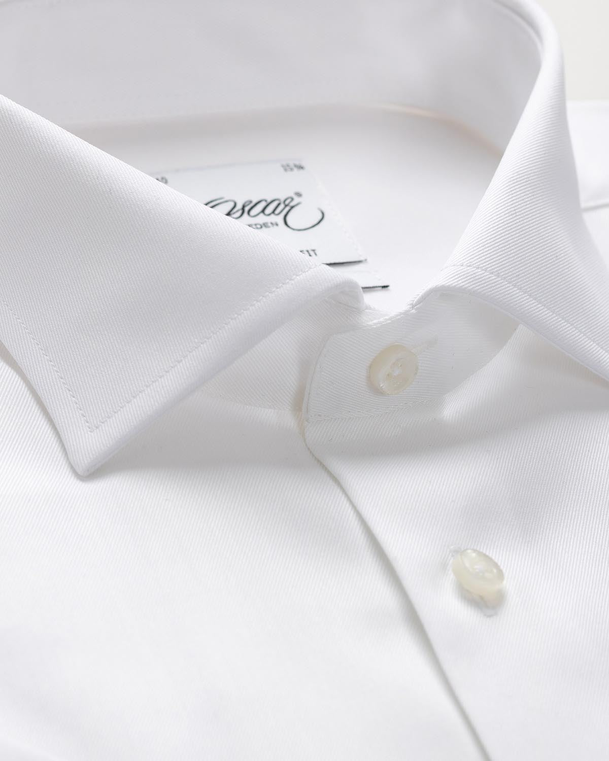 Vit kortärmad skjorta wrinkle free regular fit