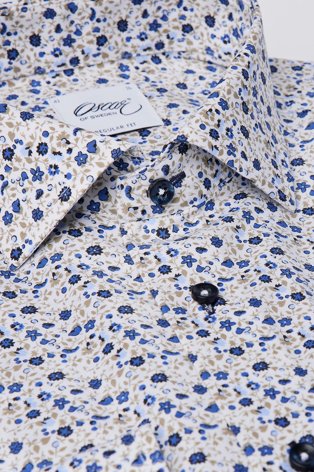 Oscar of Sweden Flower Print Shirt - Mens Shirts: O&C Butcher