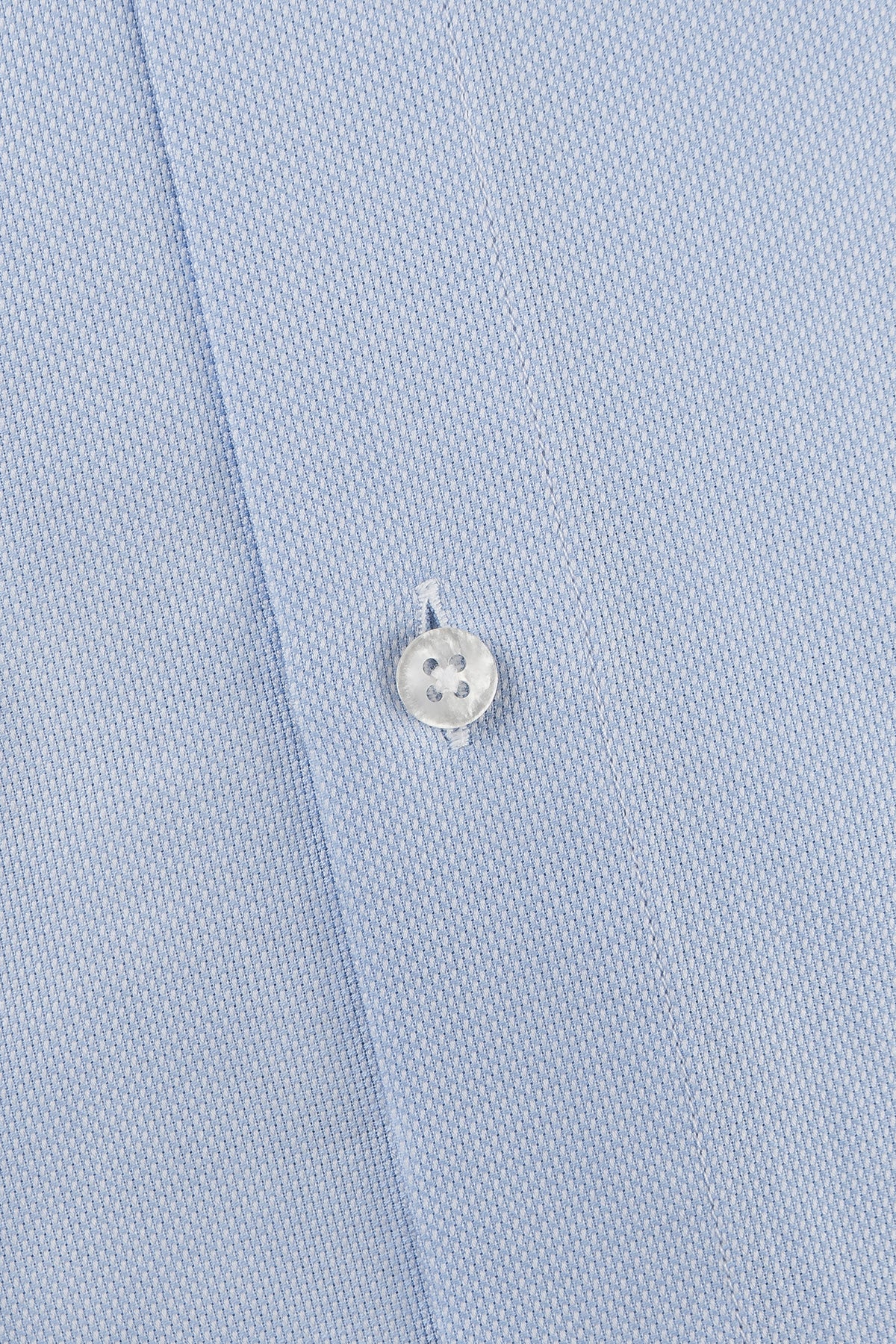 Light blue royal oxford button down slim fit shirt