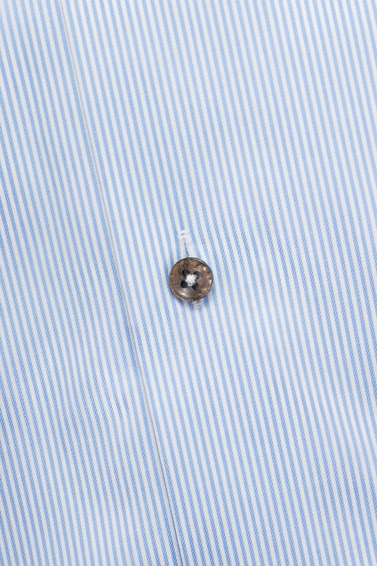 Light blue striped slim fit shirt with contrast details