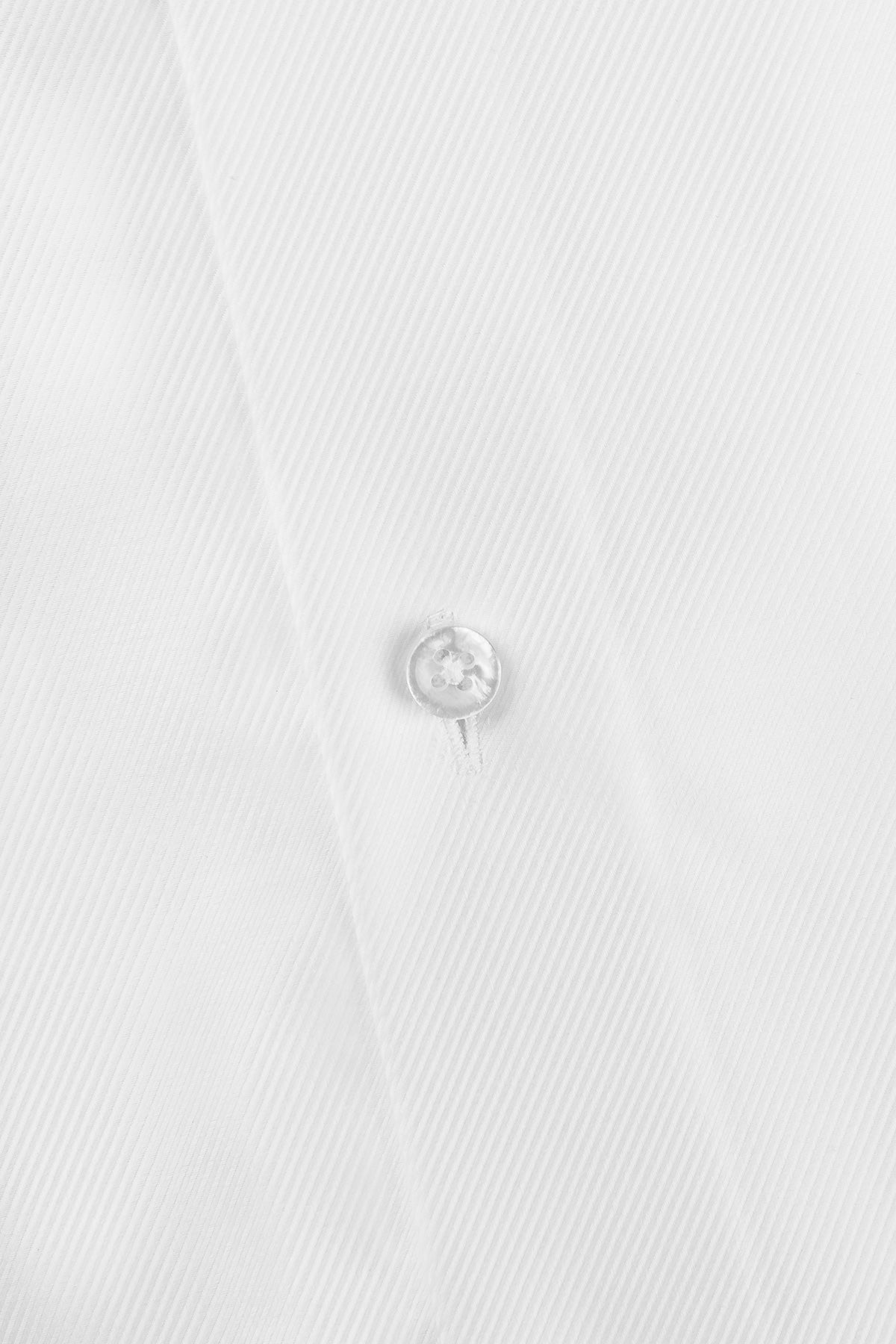 White regular fit twill shirt