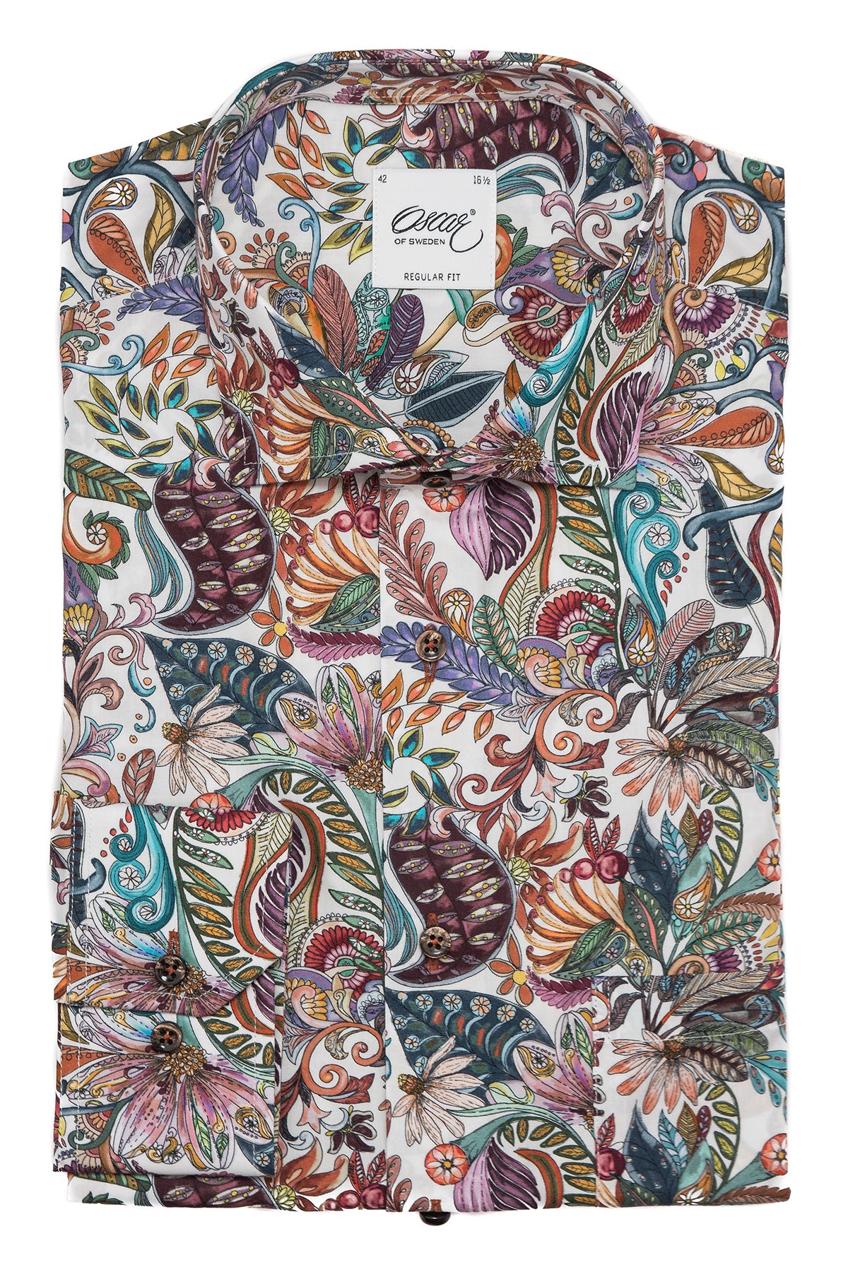 Multi color printed regular fit shirt