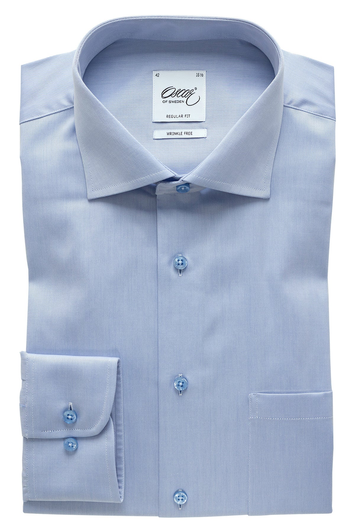 Light blue regular fit shirt