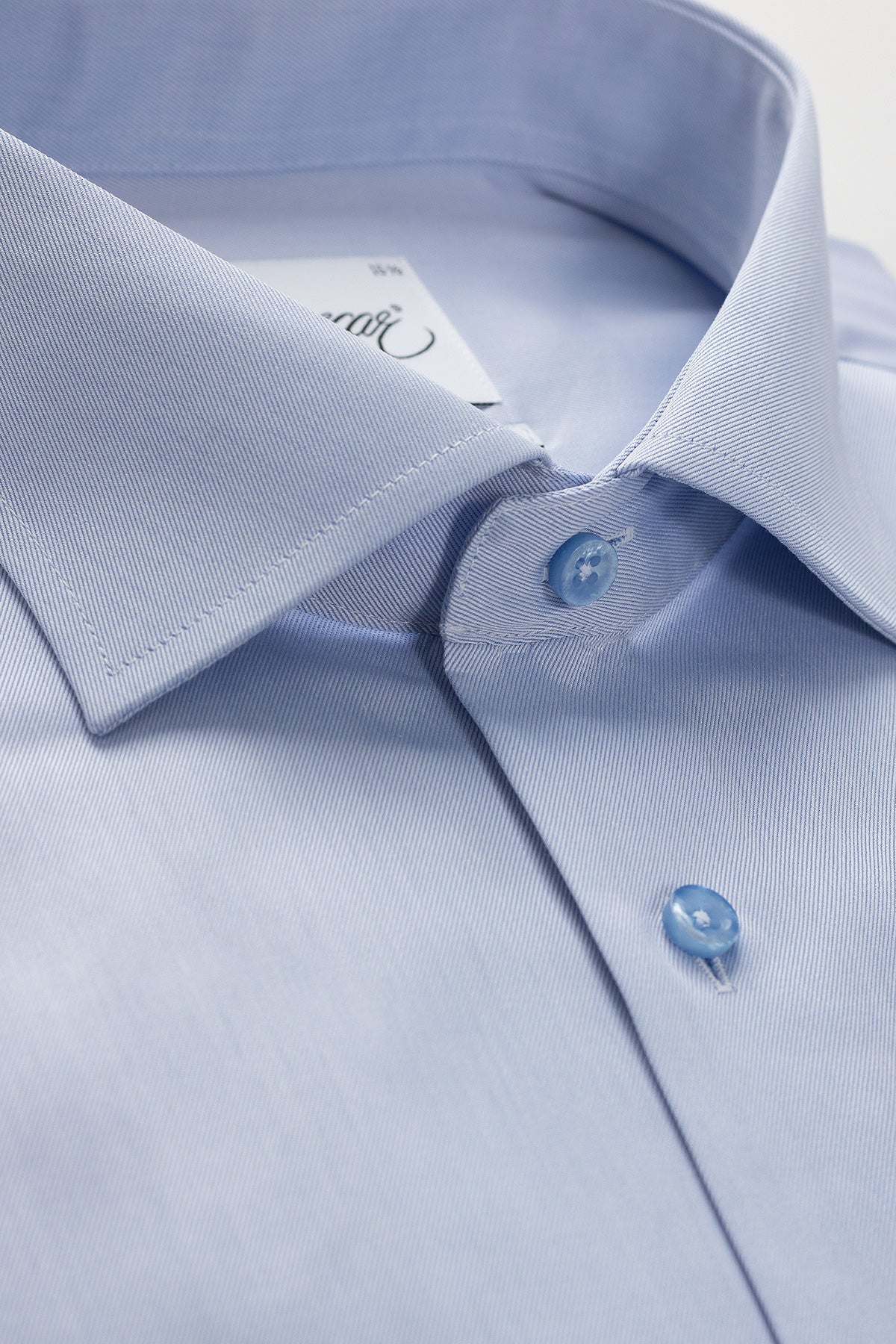 Light blue regular fit shirt