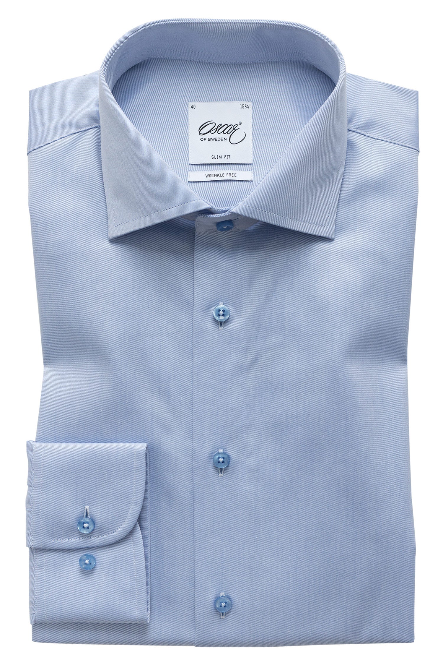 Light blue slim fit shirt