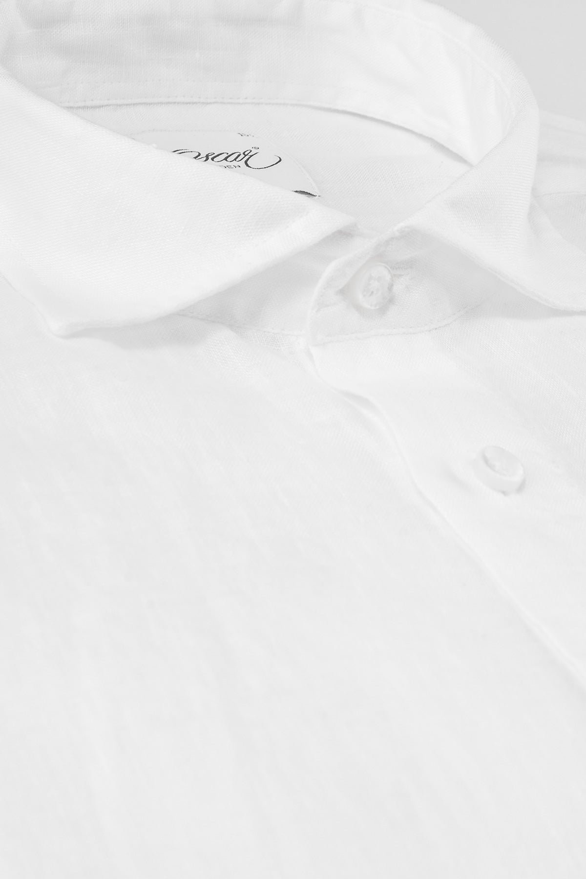 Vit linneskjorta slim fit