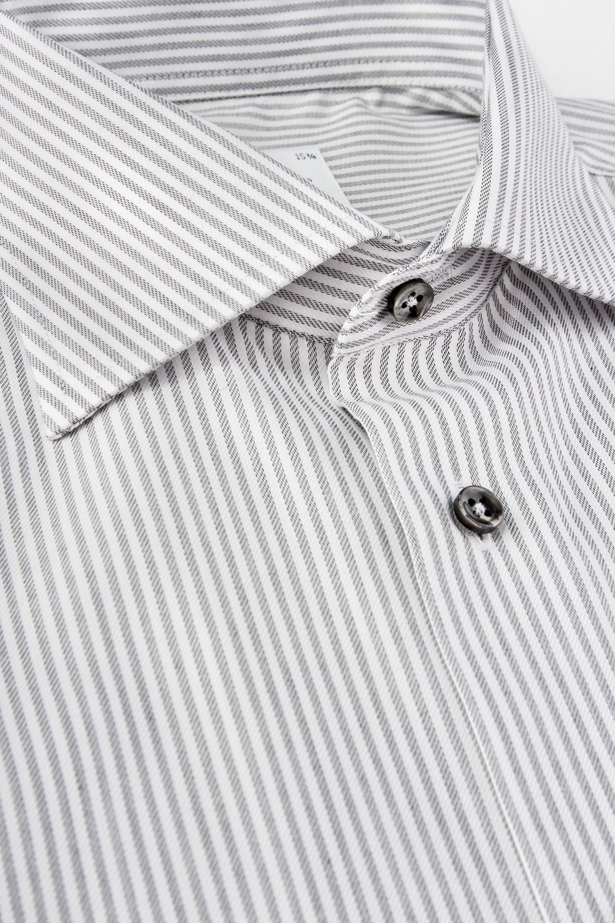 Grey striped slim fit shirt