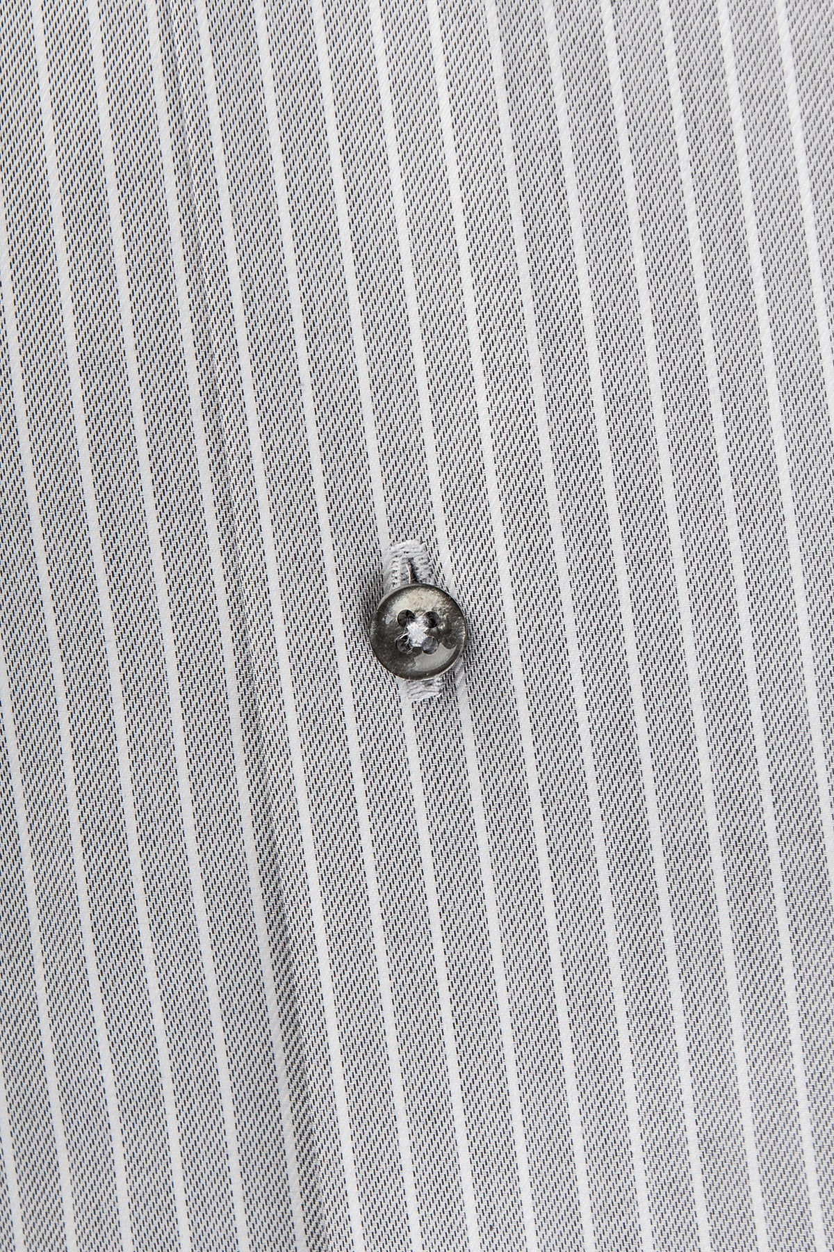 Grey striped slim fit shirt