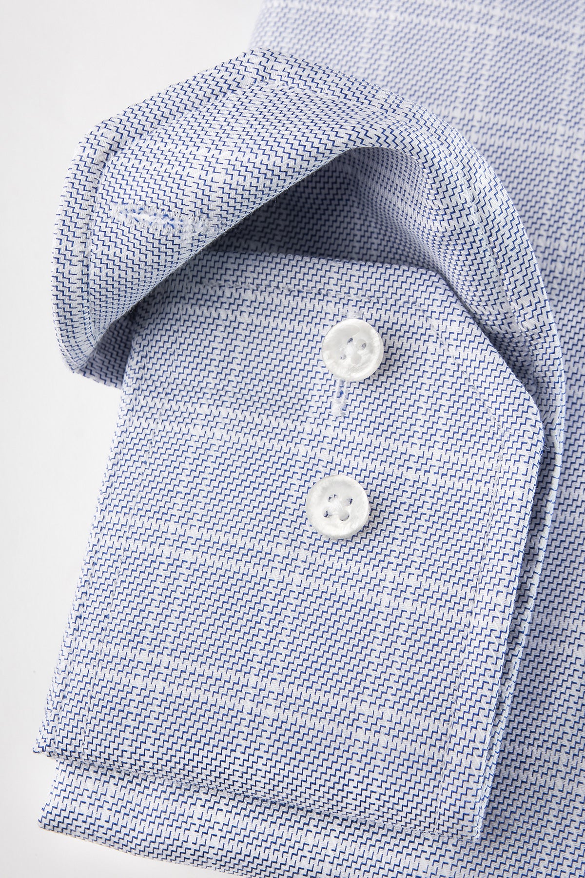 Blue checked regular fit shirt