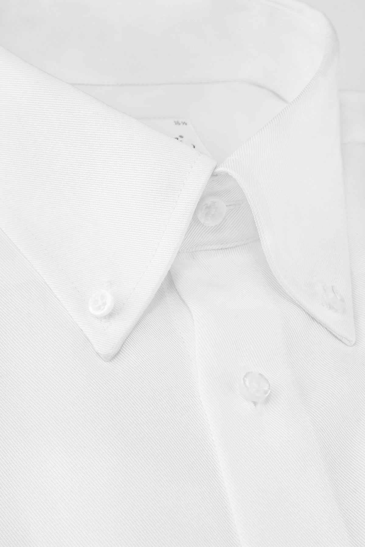 White button down tencel regular fit shirt