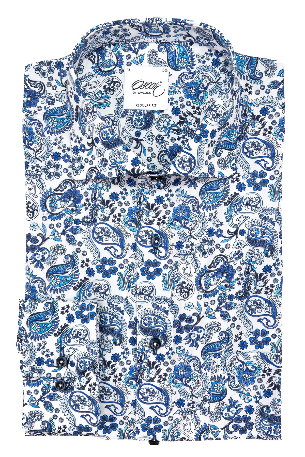 Paisley printed regular fit shirt