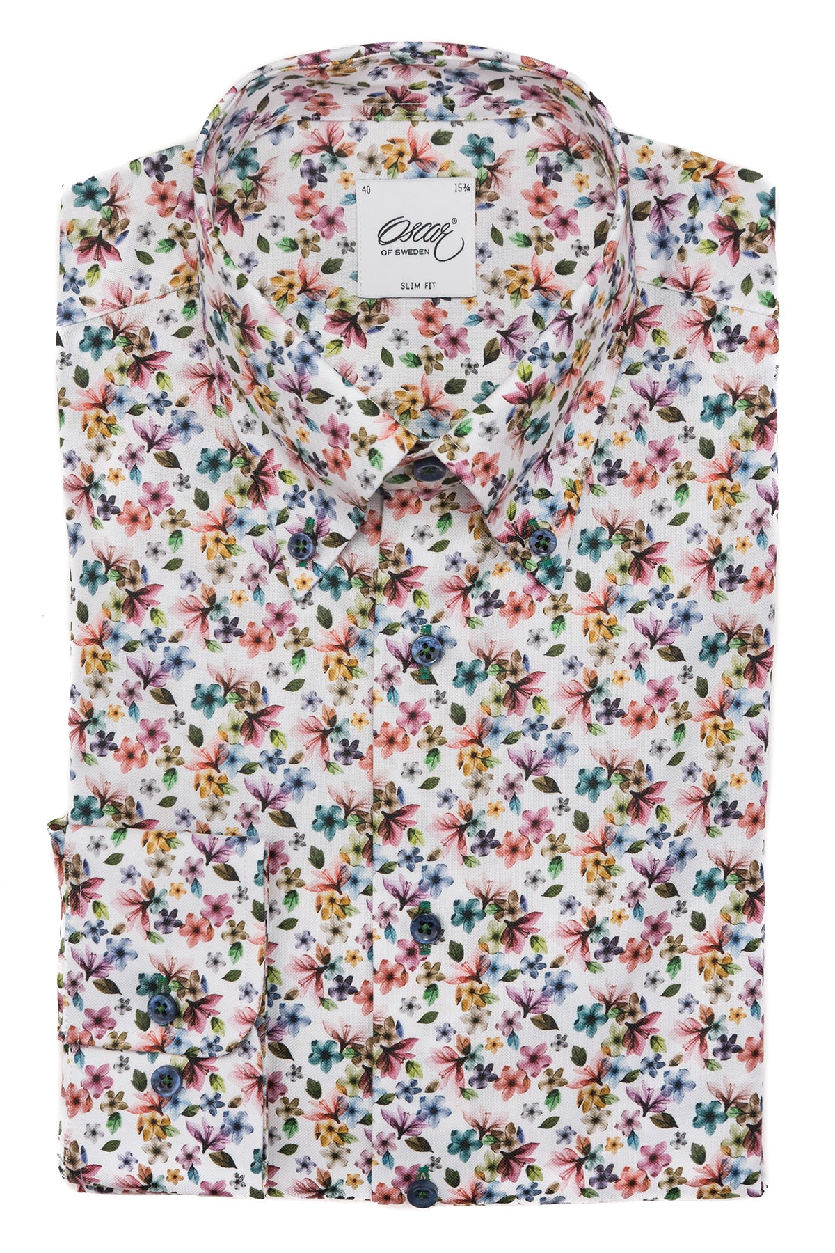 Oscar of Sweden Flower Print Shirt - Mens Shirts: O&C Butcher