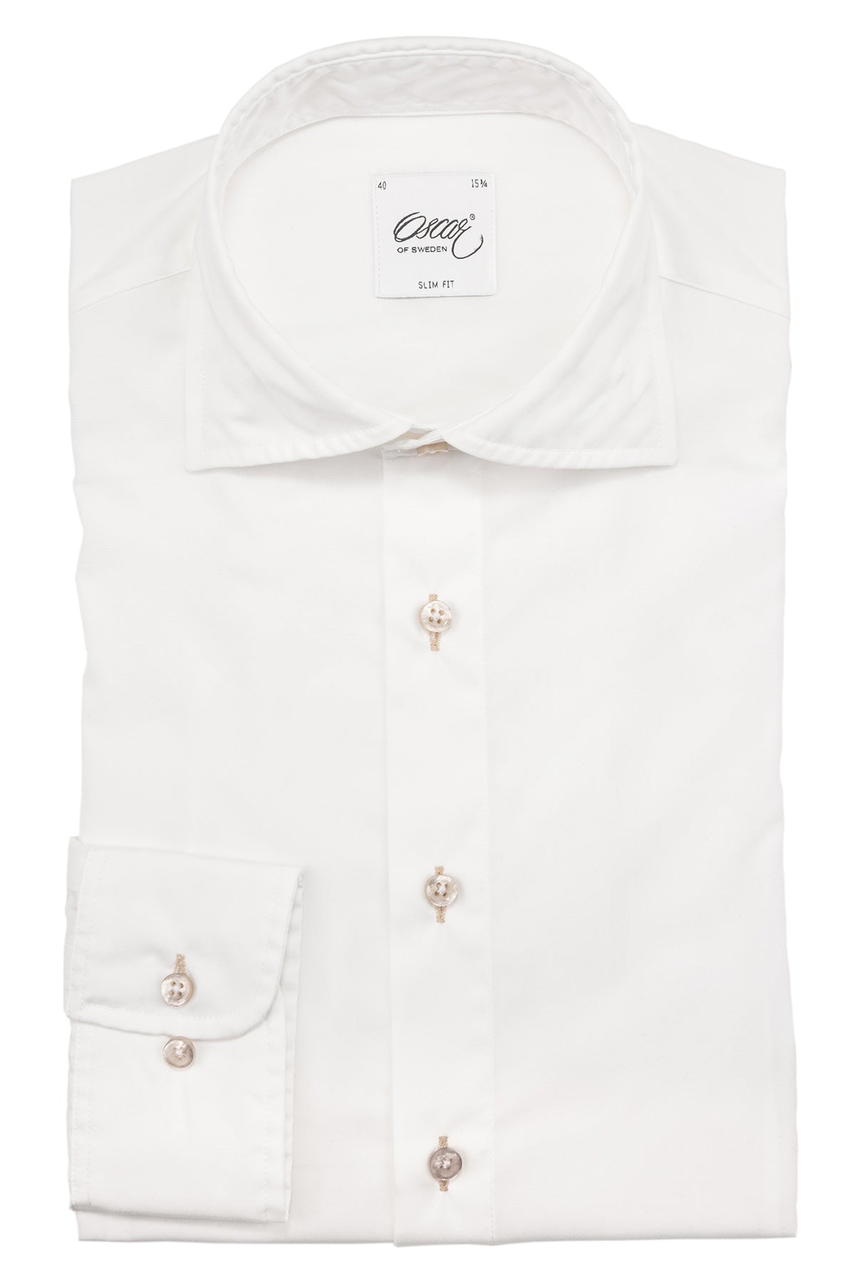 White washed slim fit shirt