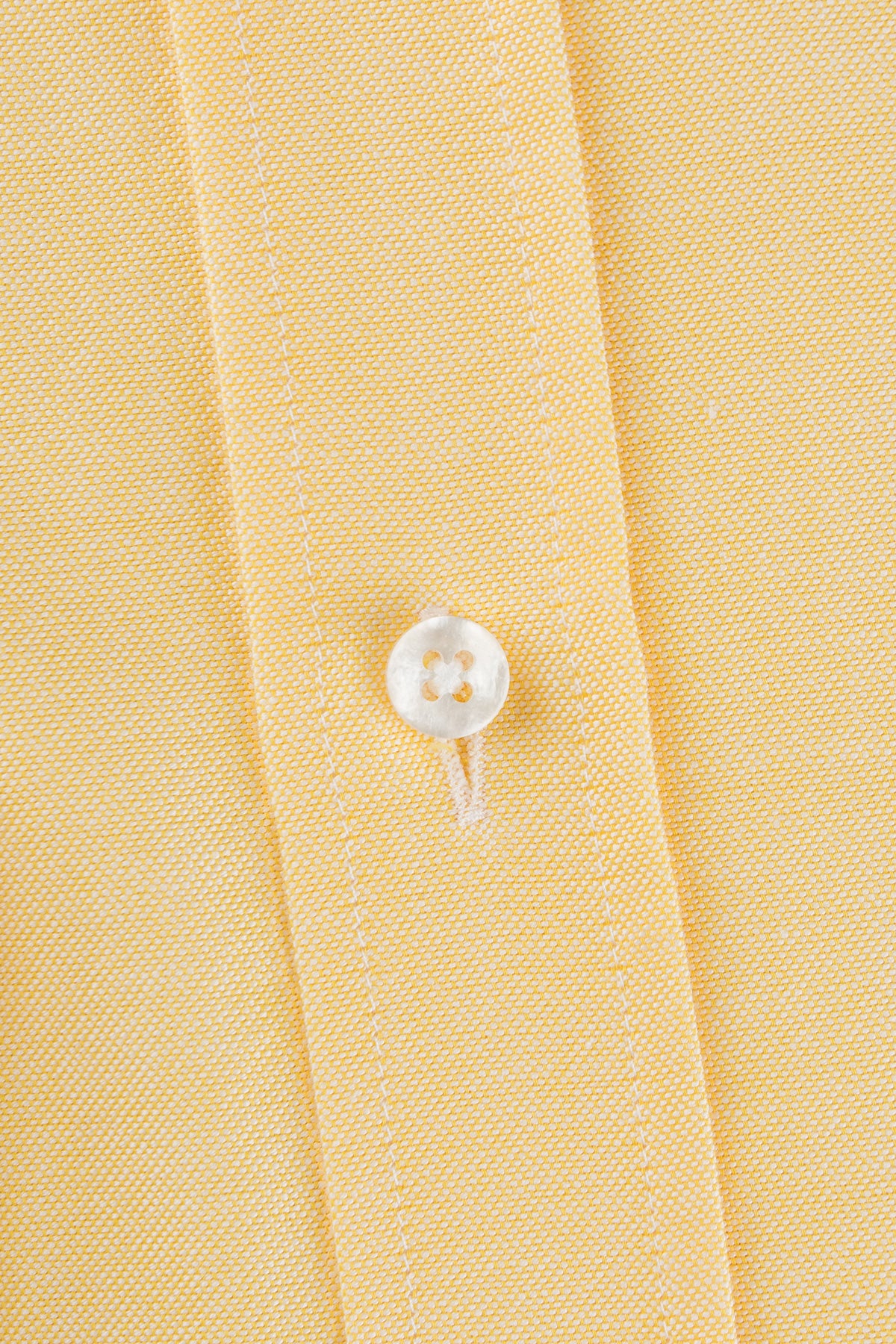 Yellow button down oxford regular fit shirt