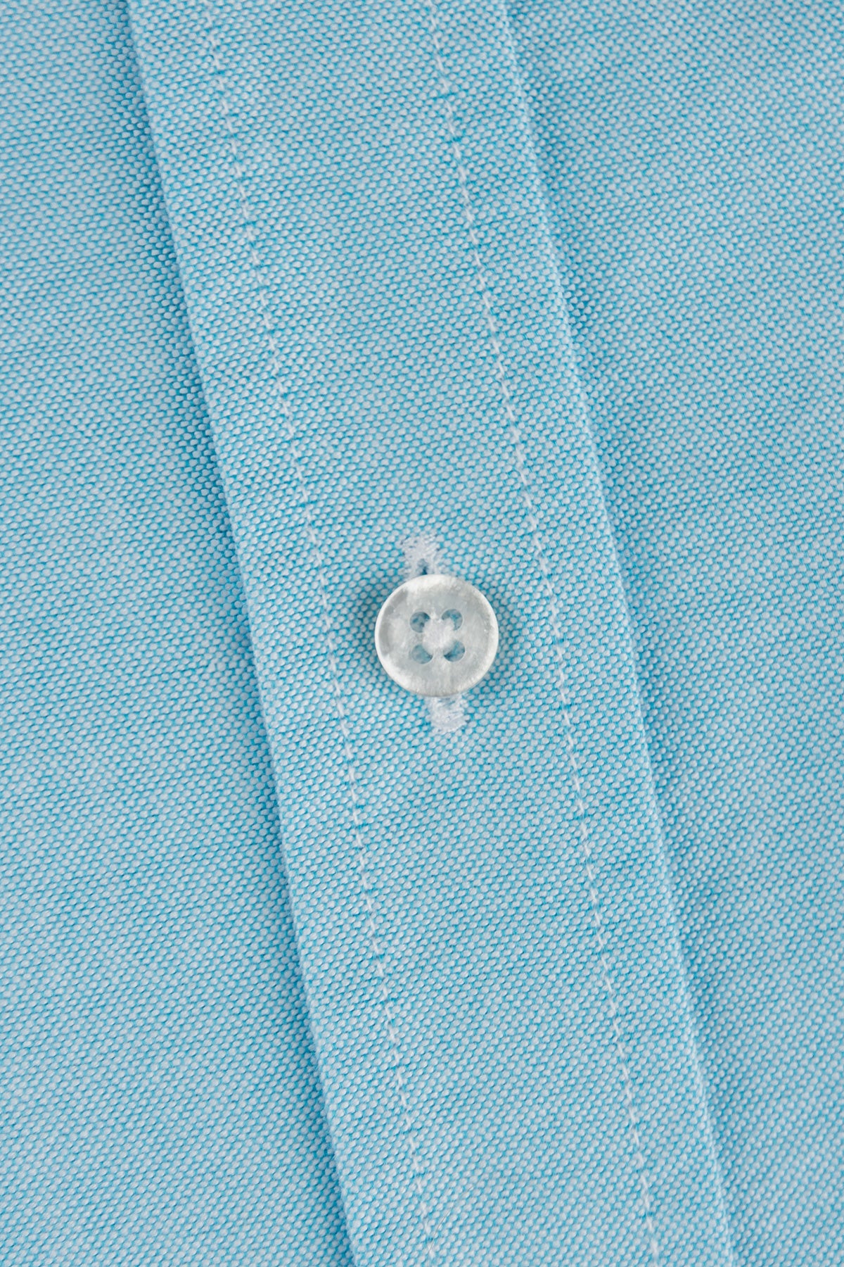 Turquoise button down oxford regular fit shirt