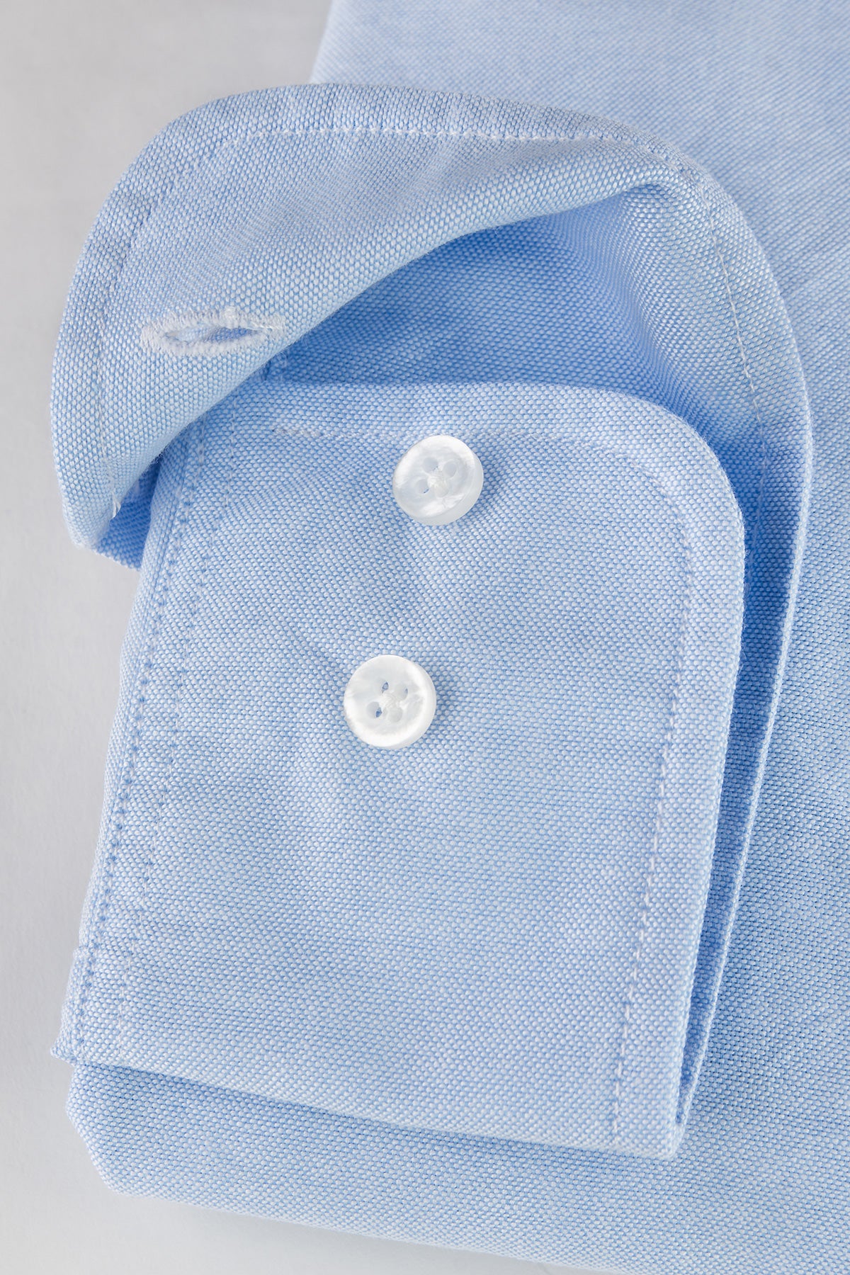 Light blue button down oxford regular fit shirt
