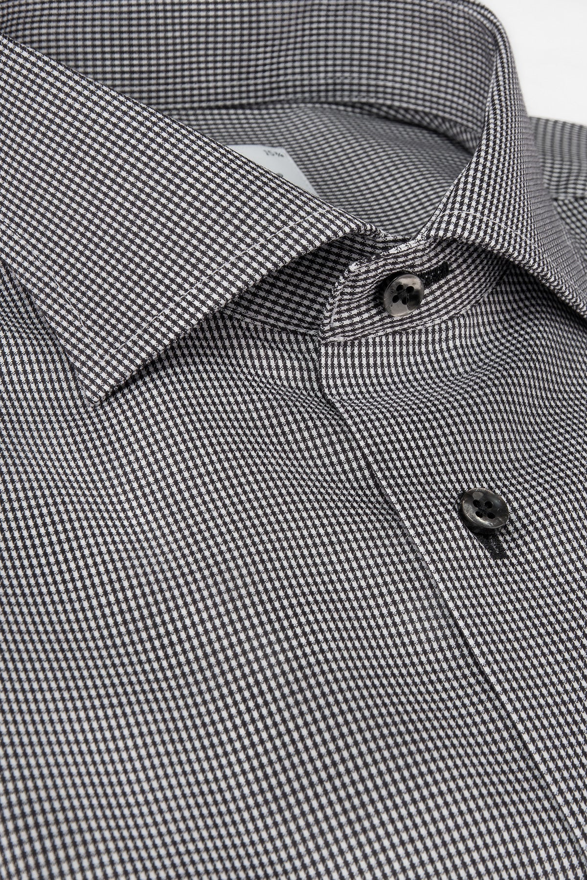 Grey checked regular fit shirt