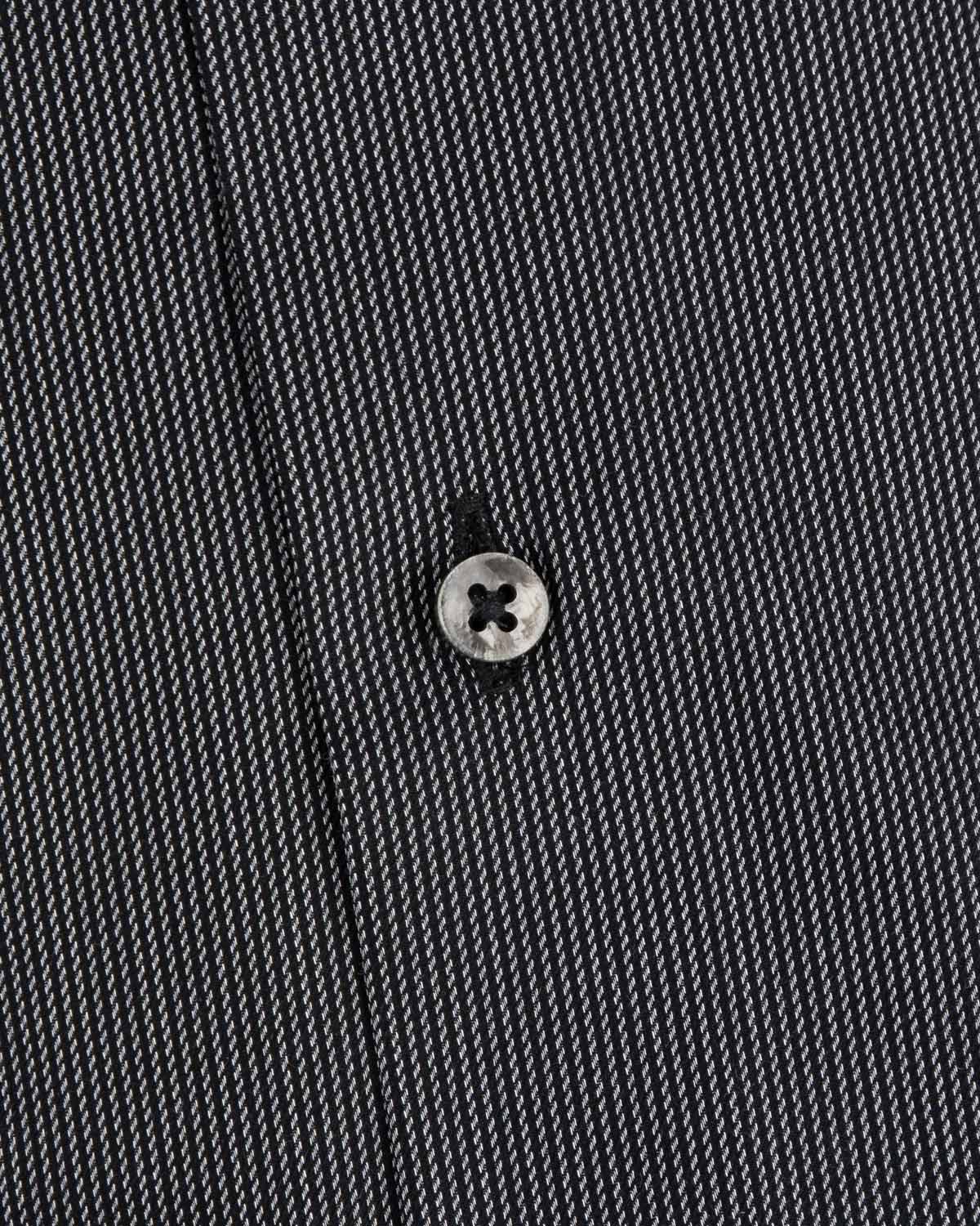 Svart småmönstrad skjorta slim fit