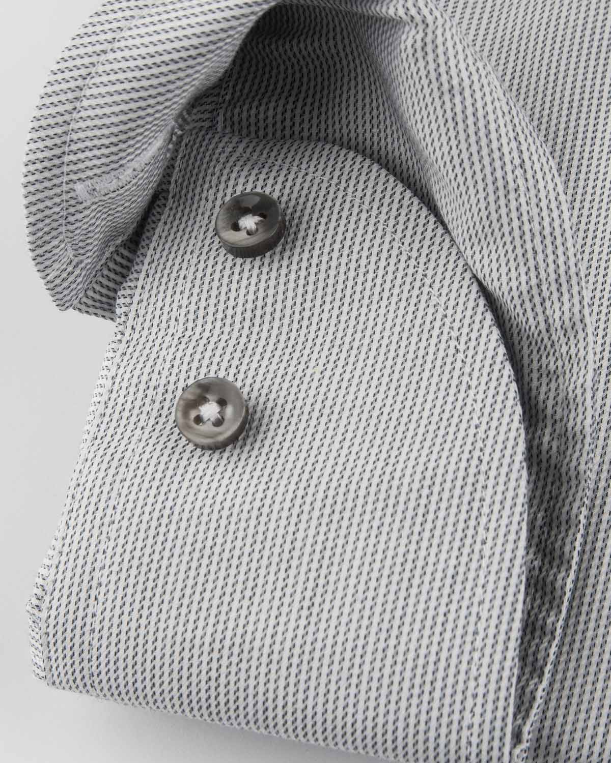 Grey small-printed shirt slim fit
