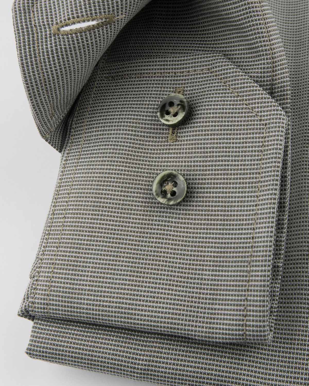 Grön skjorta wrinkle free regular fit