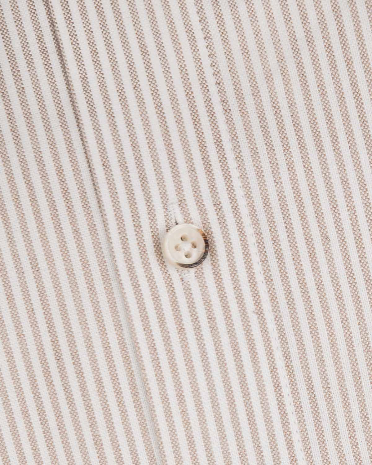 Beige mjuk oxfordskjorta regular fit