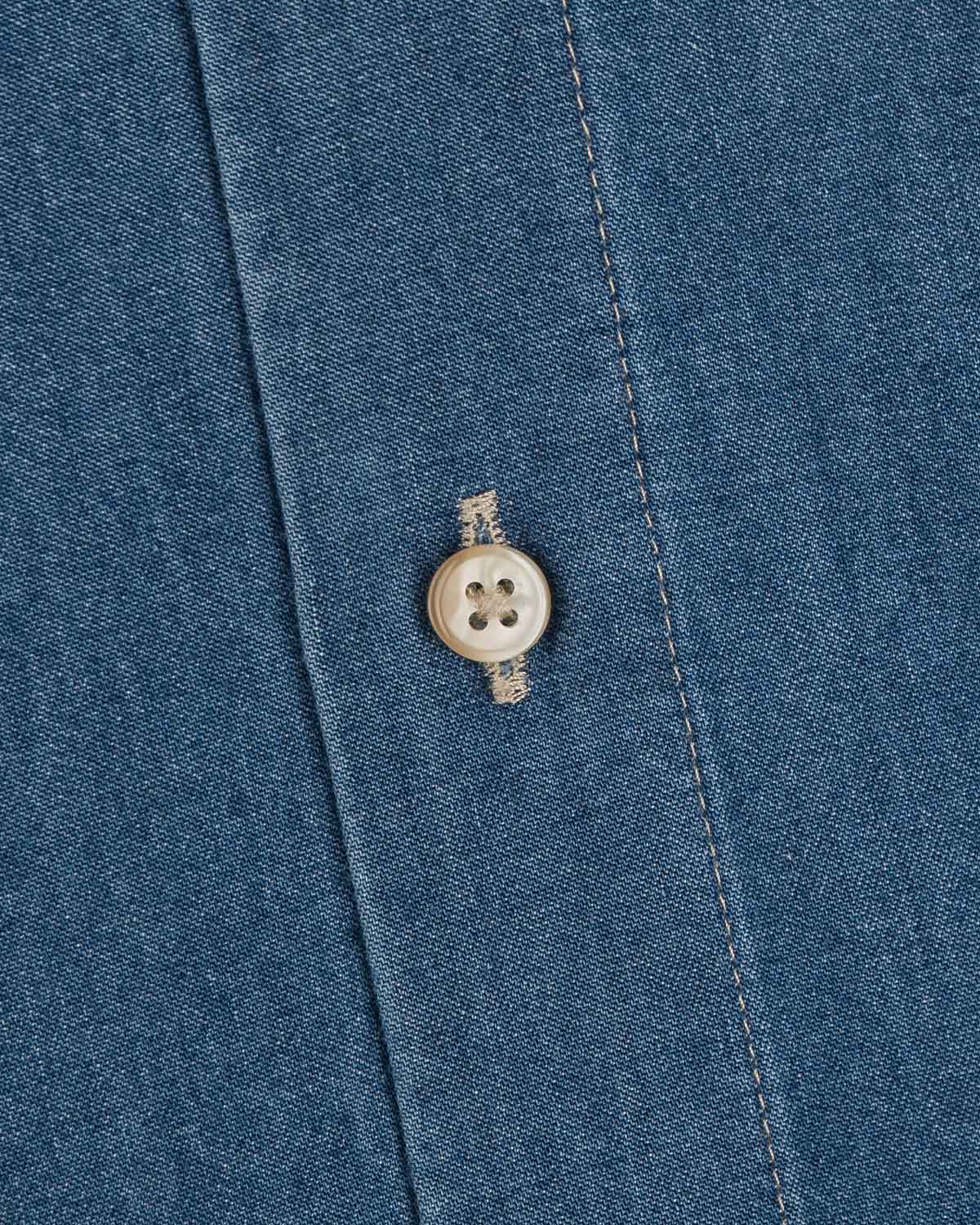 Blå denimskjorta regular fit