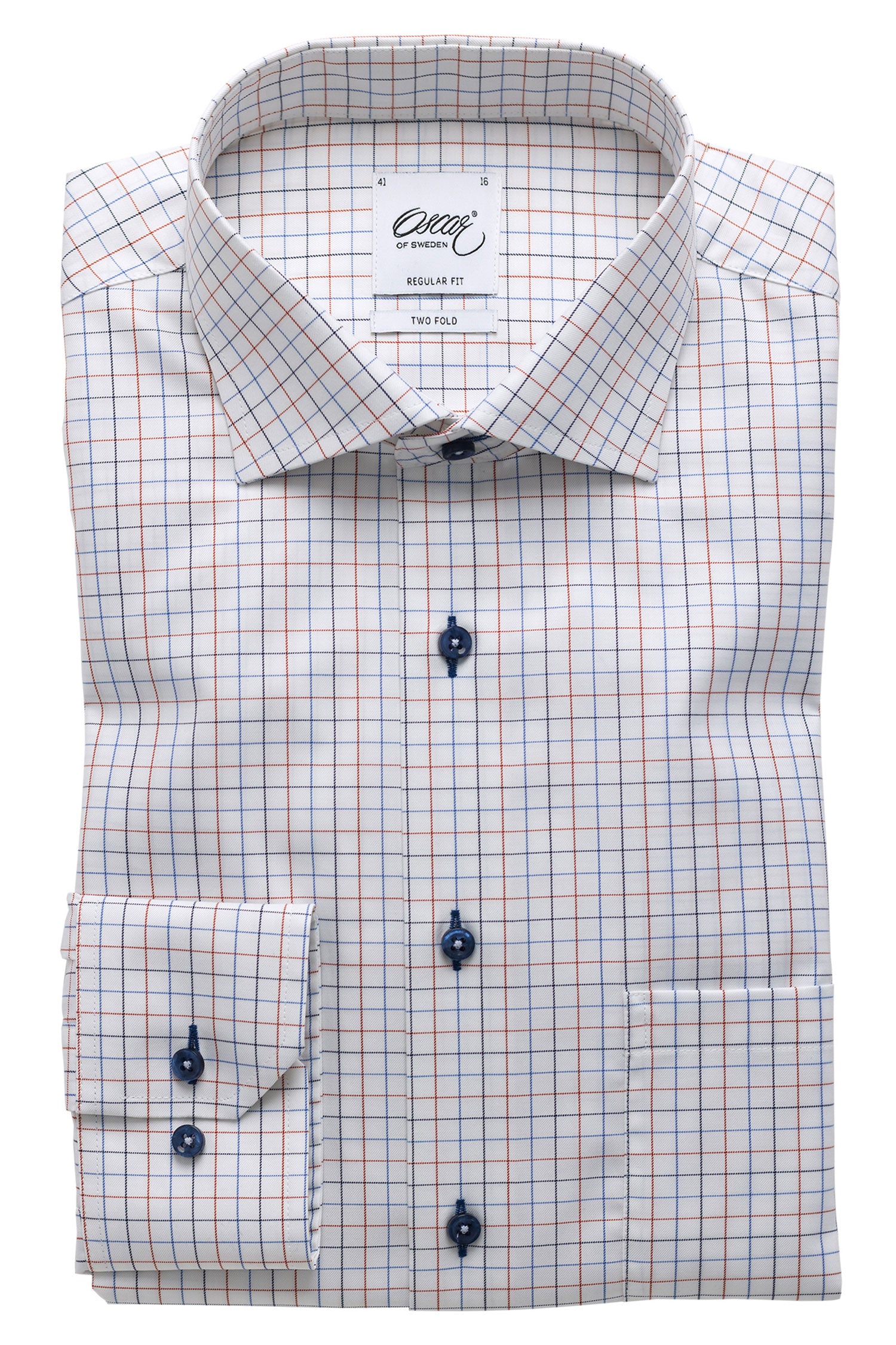 Multi color checked regular fit shirt
