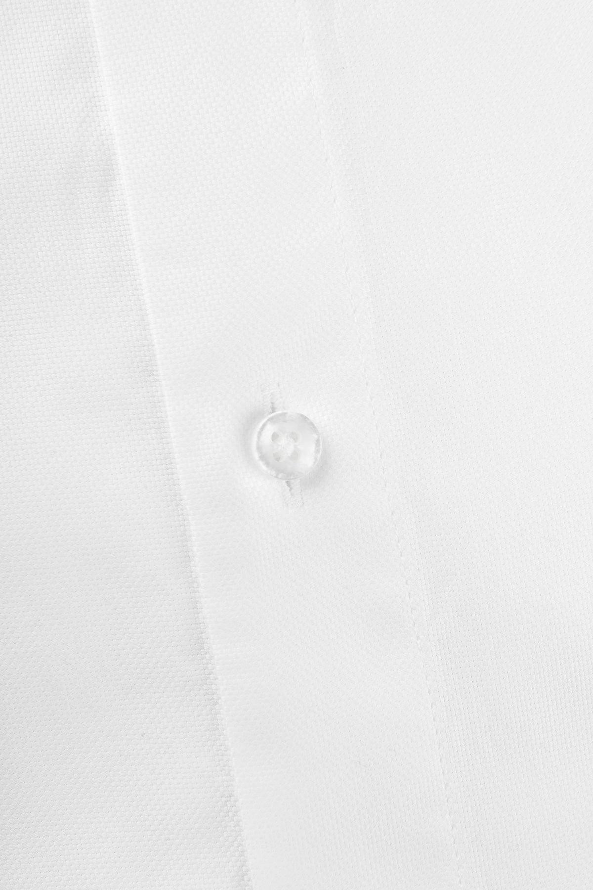 White soft textured slim fit shirt