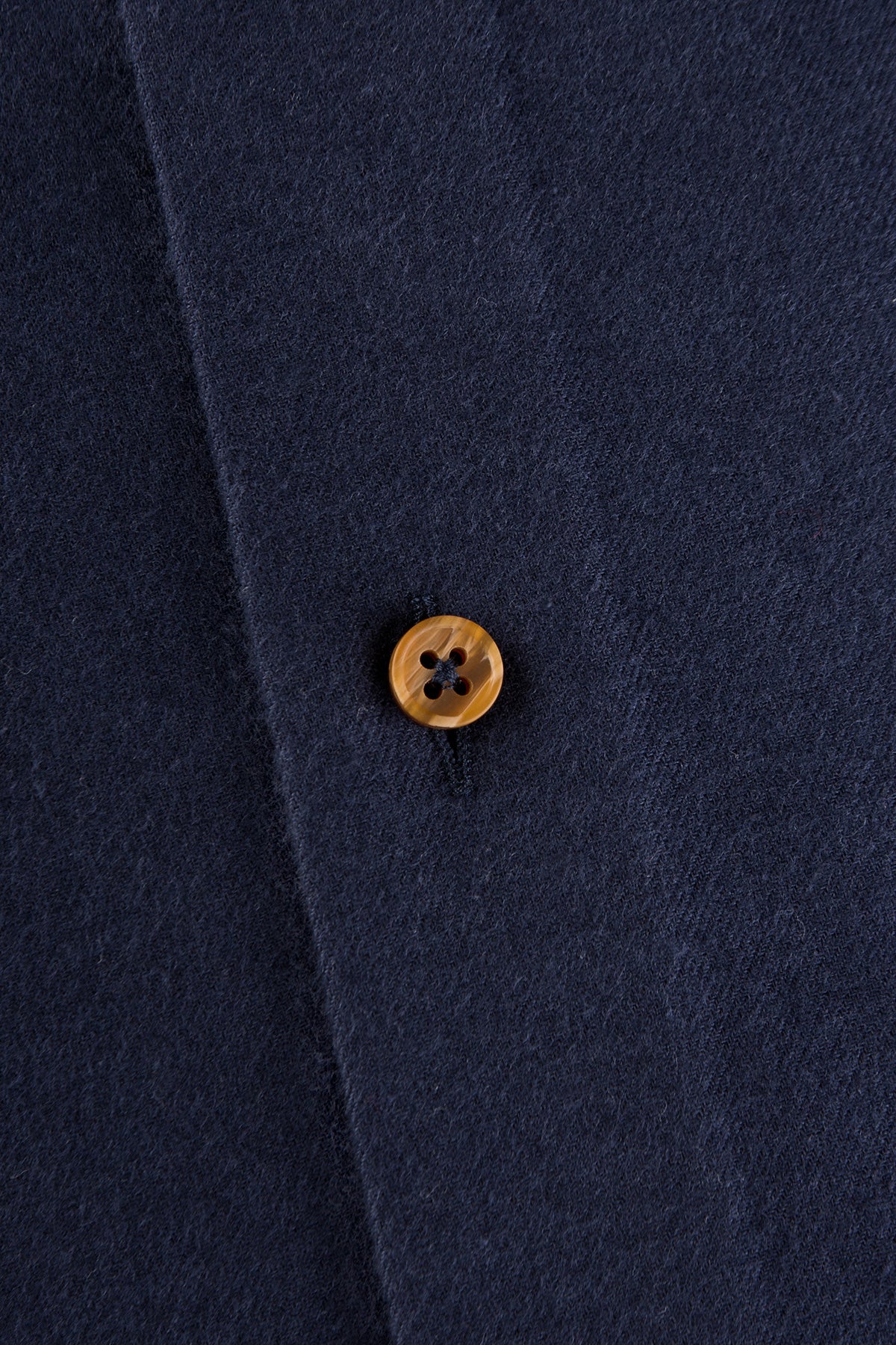 Navy flannel button down regular fit shirt